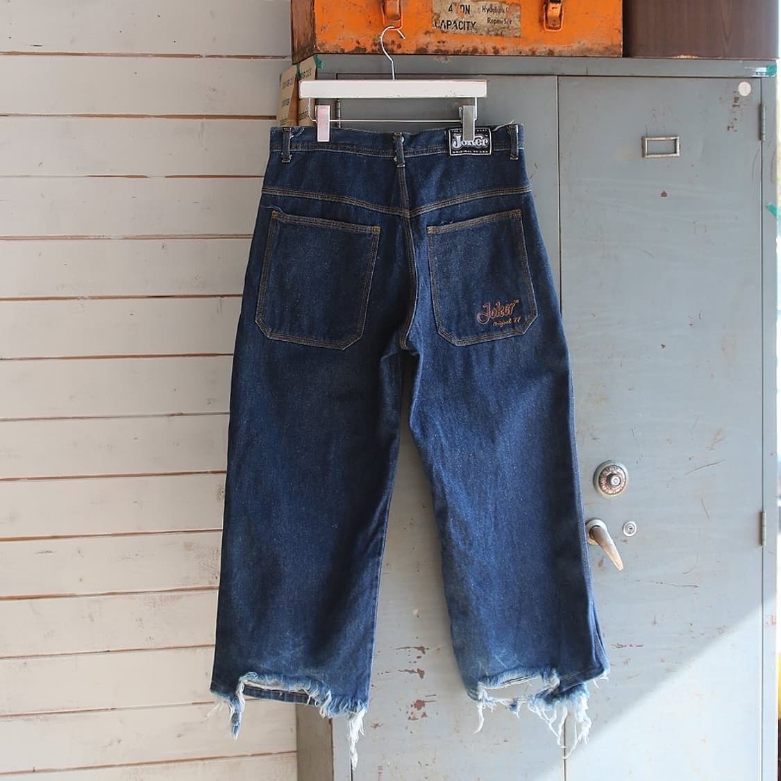 (착용컷) Joker77 와이드 데님 팬츠 (33.5) 상품이미지3