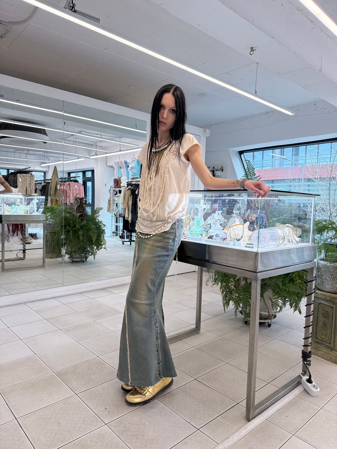 mermaid denim skirt 상품이미지3