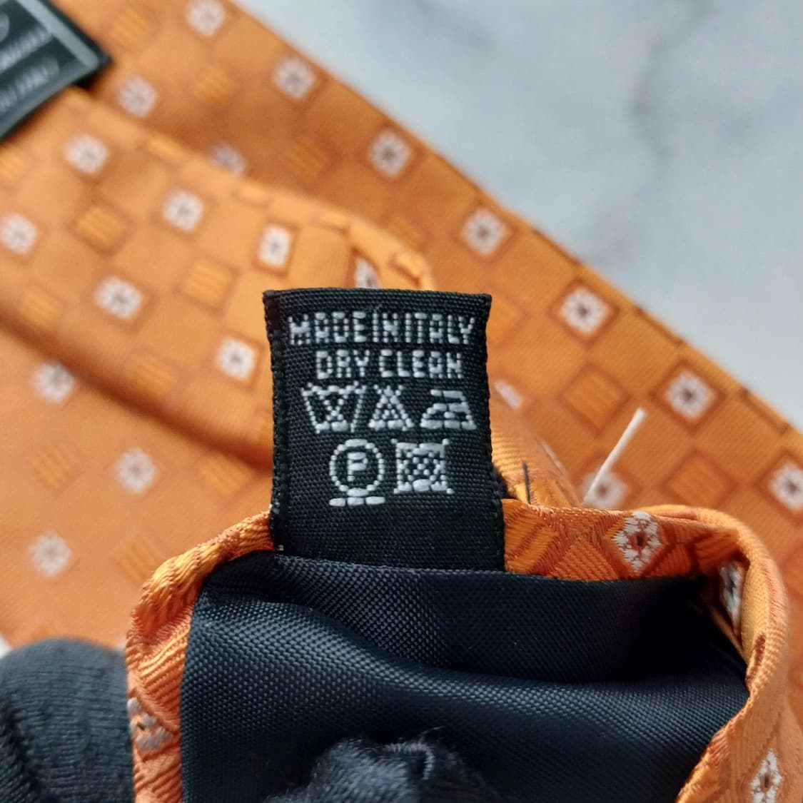 케이드 제노바 실크 오렌지 자카드 넥타이 10cm A+등급  K1241
 상품이미지10