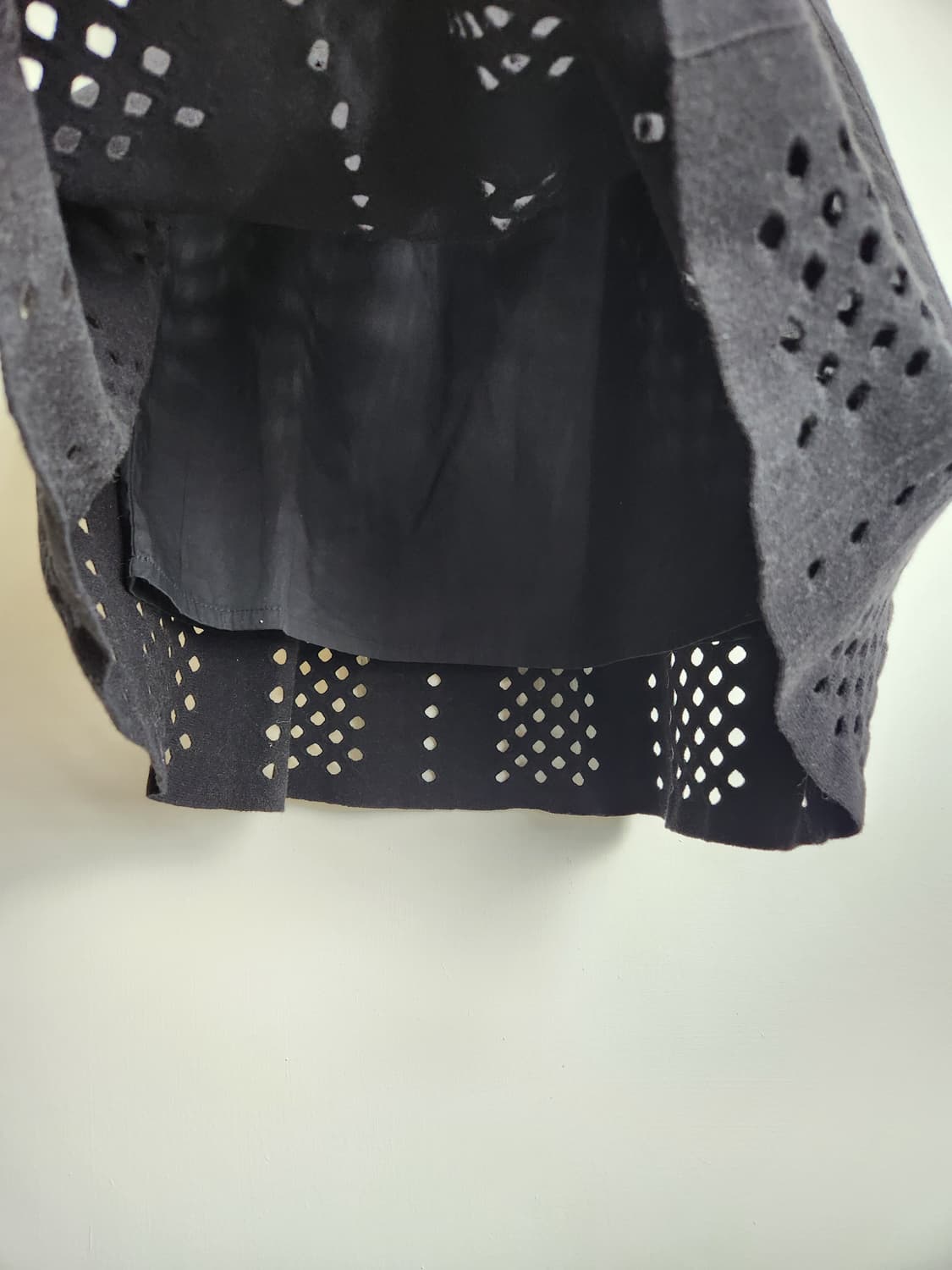 (오즈세컨)니트 펀칭 스커트 상품이미지9