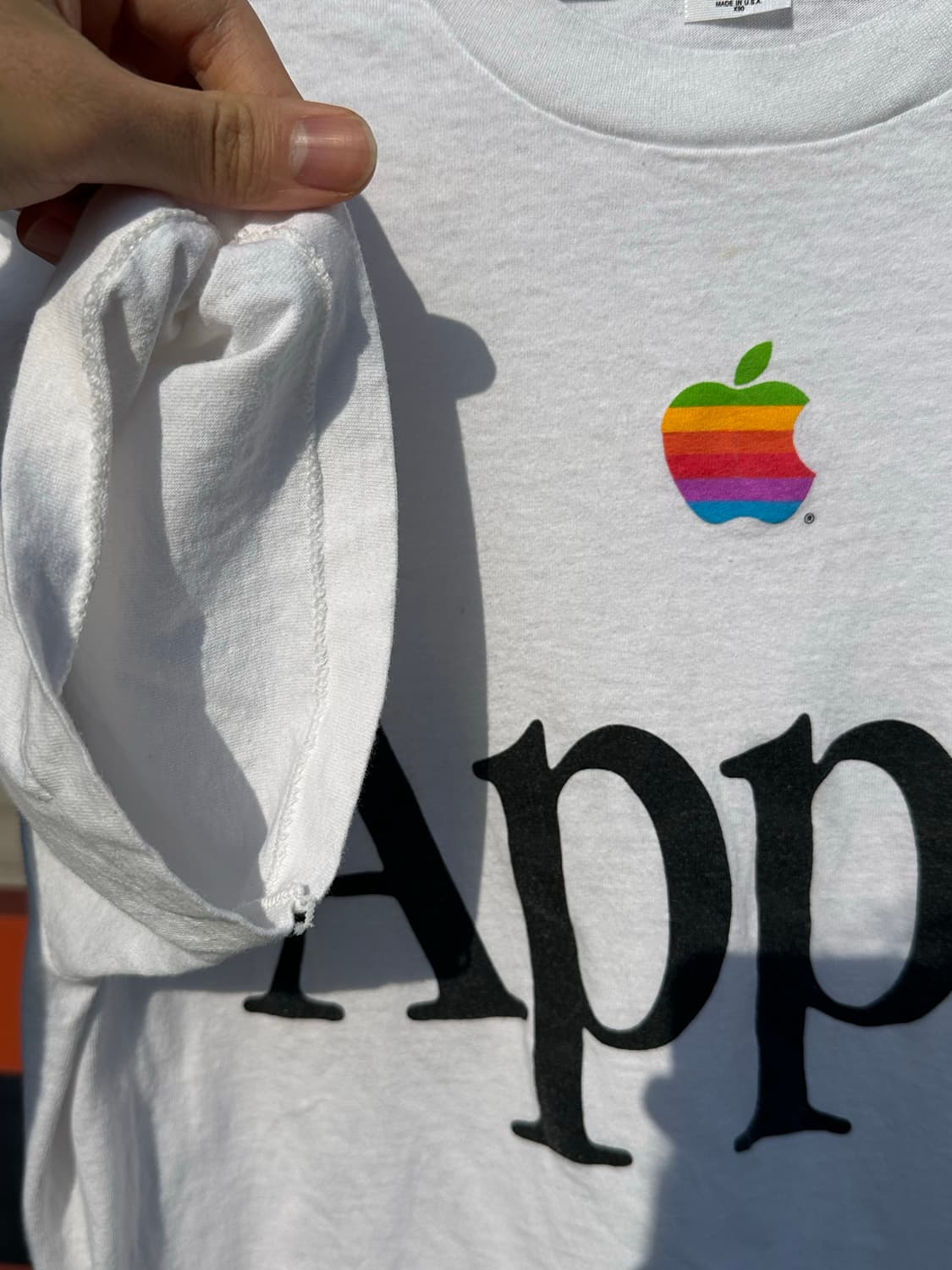 80s ~ 90s Apple 애플 빈티지 티셔츠 상품이미지4