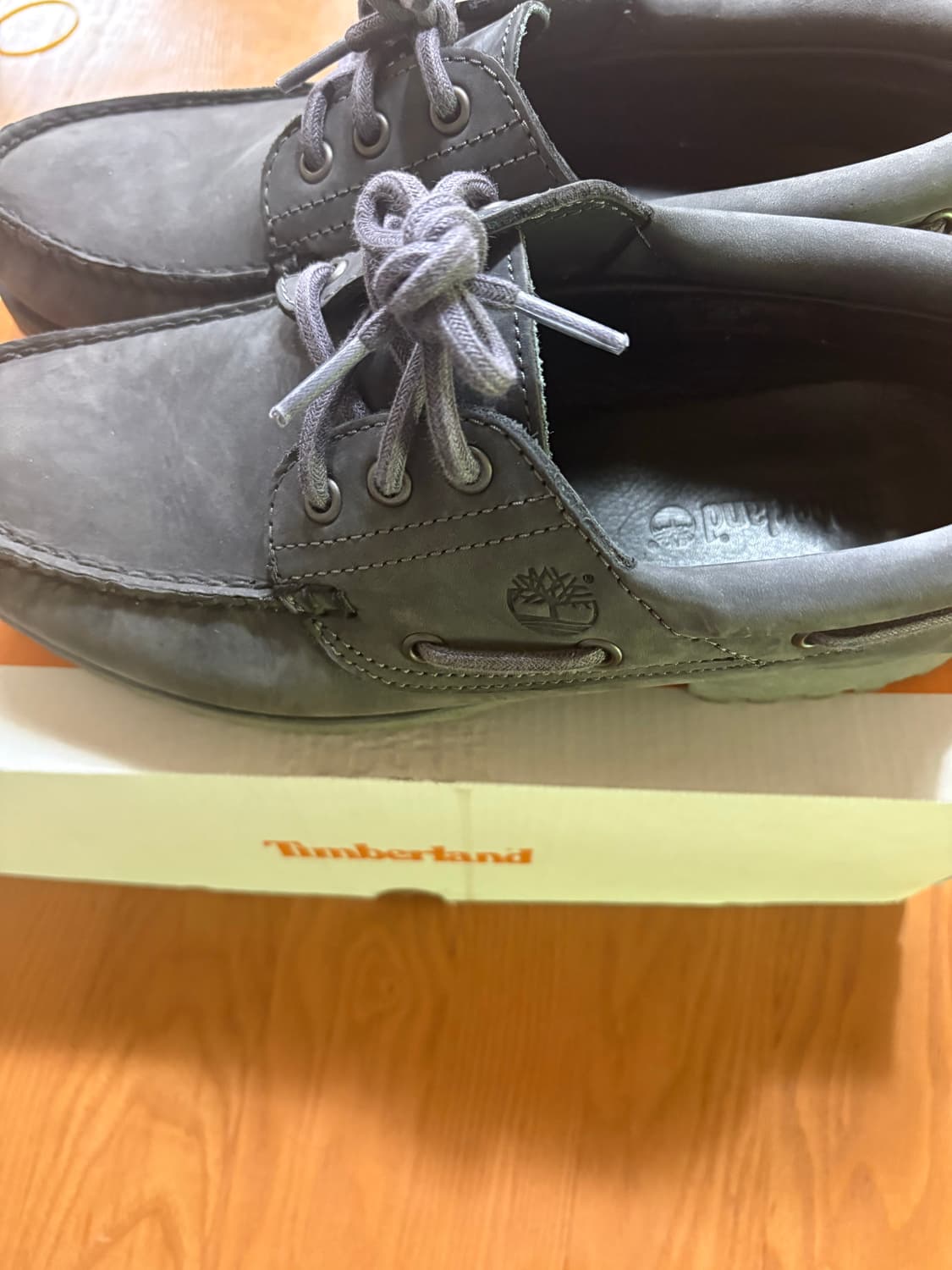 팀버랜드 보트슈즈 3아이 다크그레이 누벅 상품이미지4