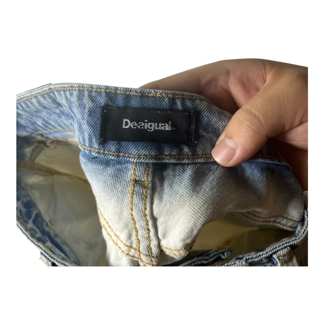 [Desigual] 데시구알 웨스턴 그라테이션 데님 숏팬츠 상품이미지6