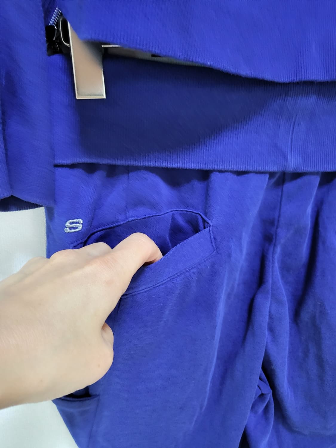 사파이어 블루 파랑 스케쳐스 트레이닝복 상하의 85호44-55 상품이미지10