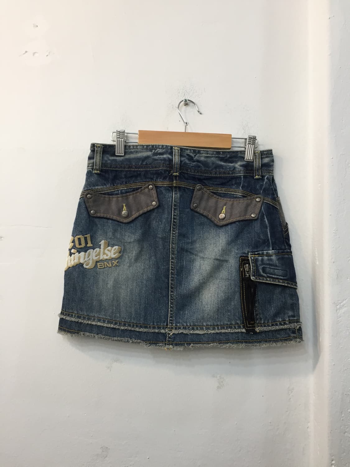 BNX 00's 워싱 데님 스커트 26 상품이미지1
