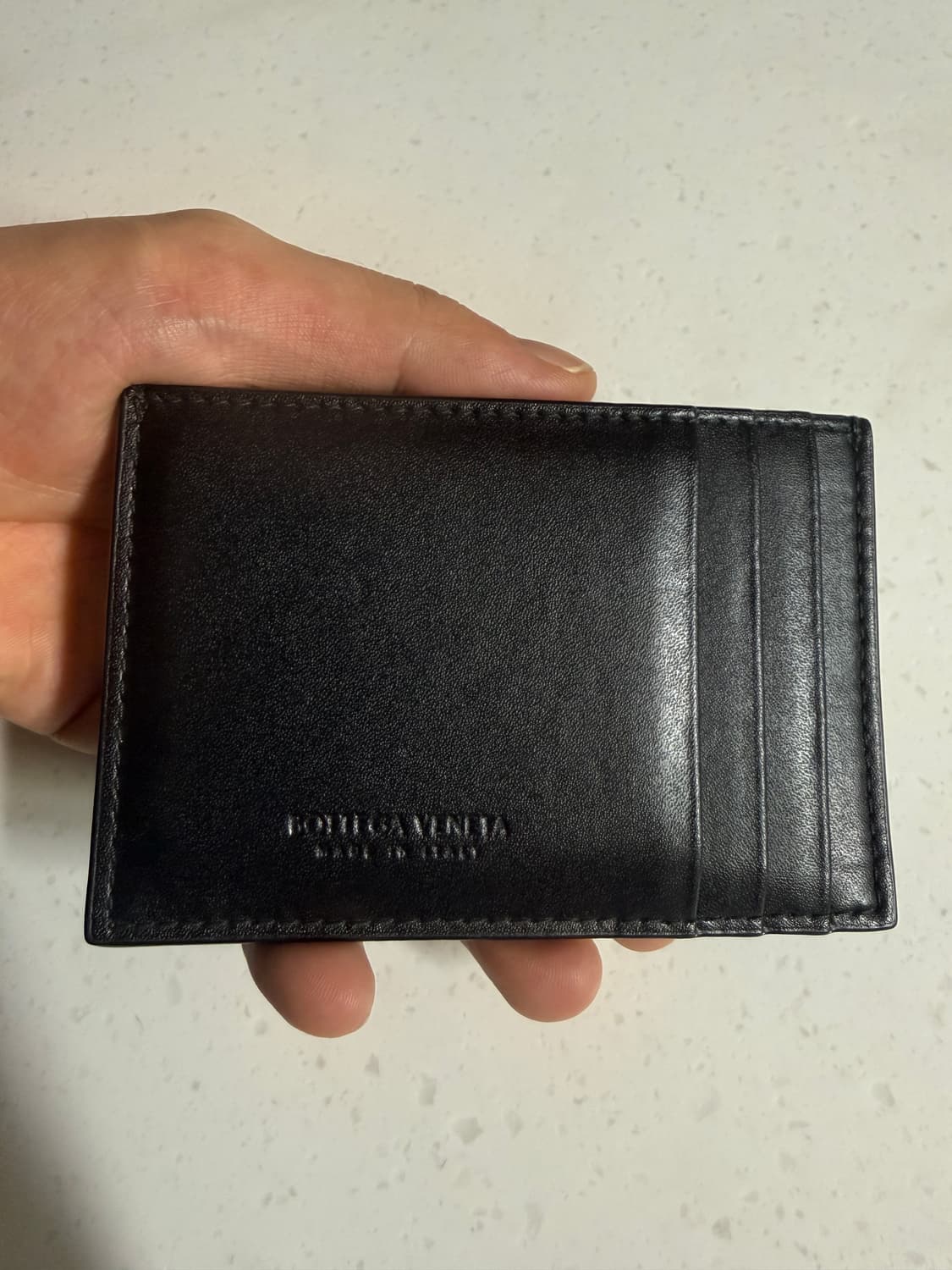 보테가 베네타 카드케이스 카프스킨블랙 상품이미지4