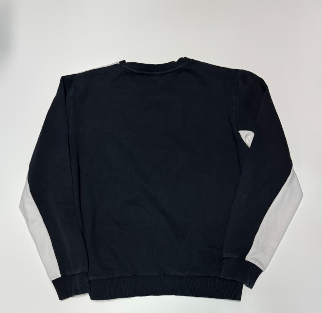 스파이더 화이트 컬러 블록 스웻 맨투맨 XL 상품이미지2