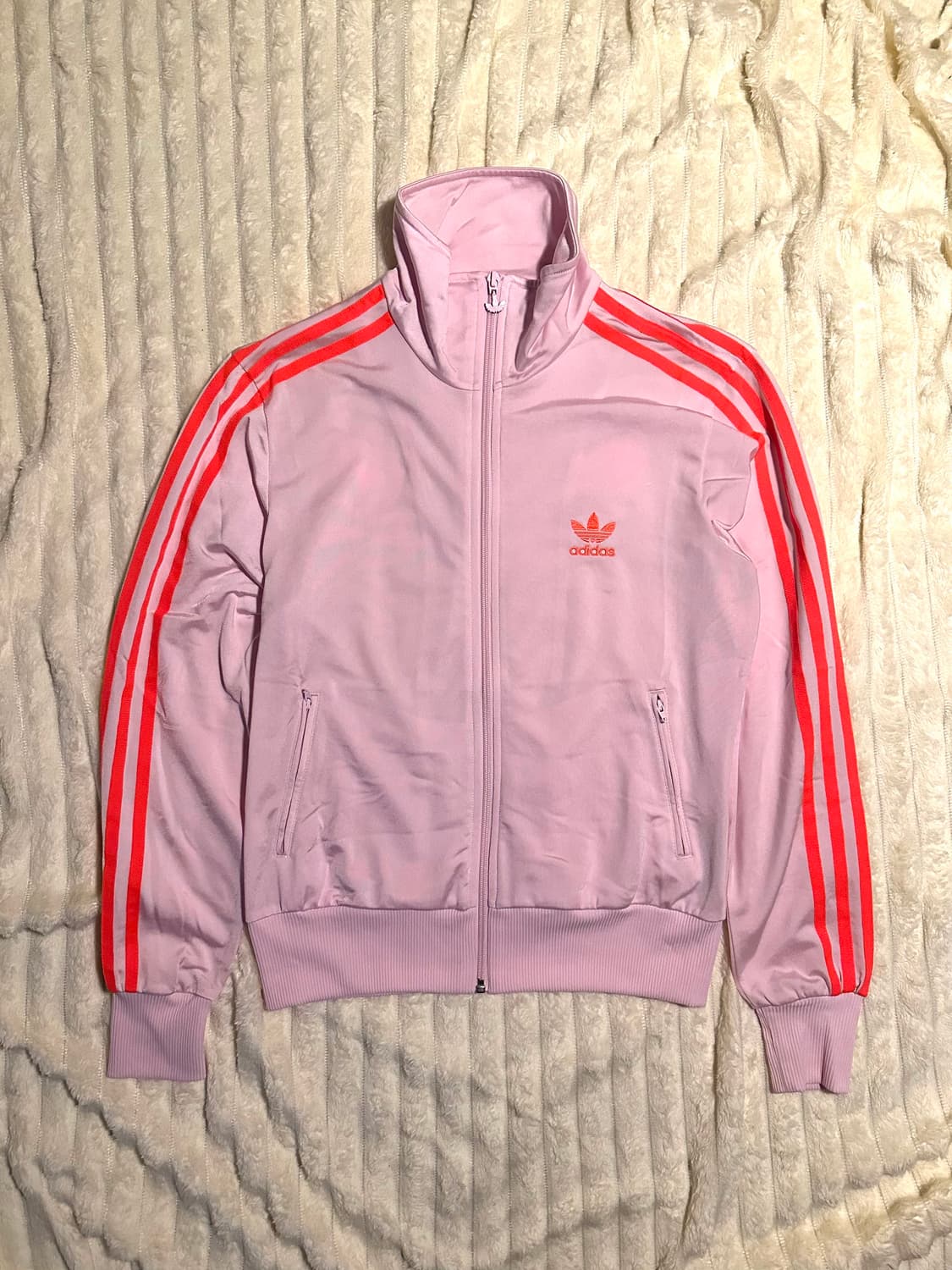 아디다스 빈티지 핑크 트랙탑 저지 져지 집업 상품이미지1