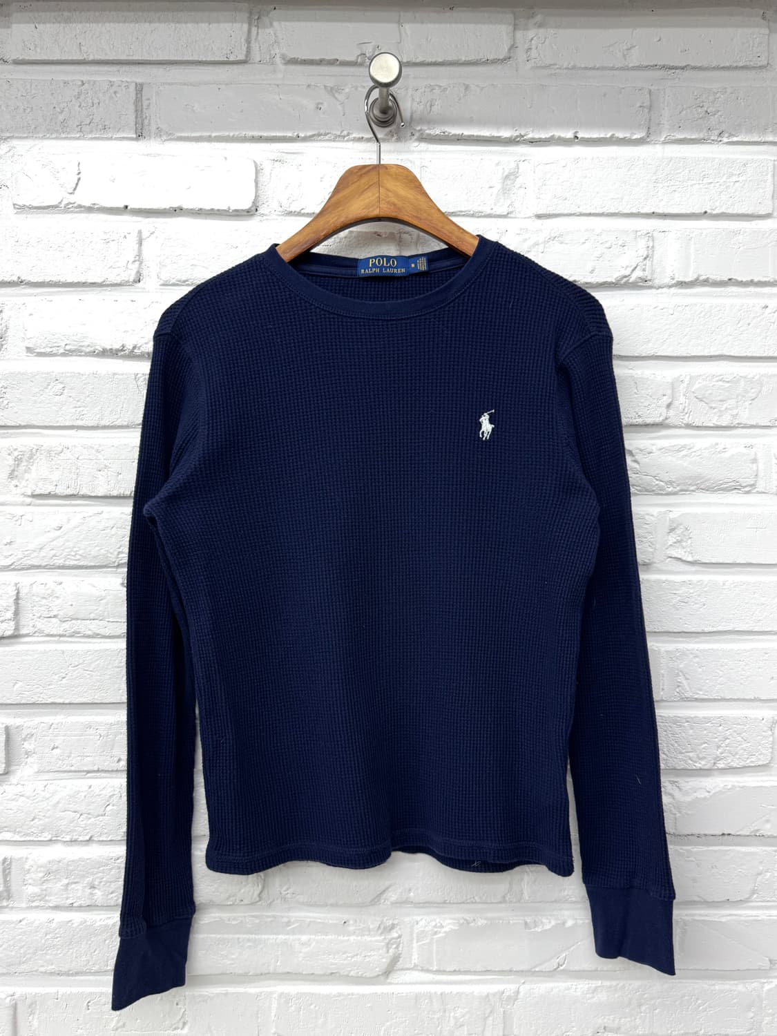 폴로 네이비 와플니트 상품이미지3