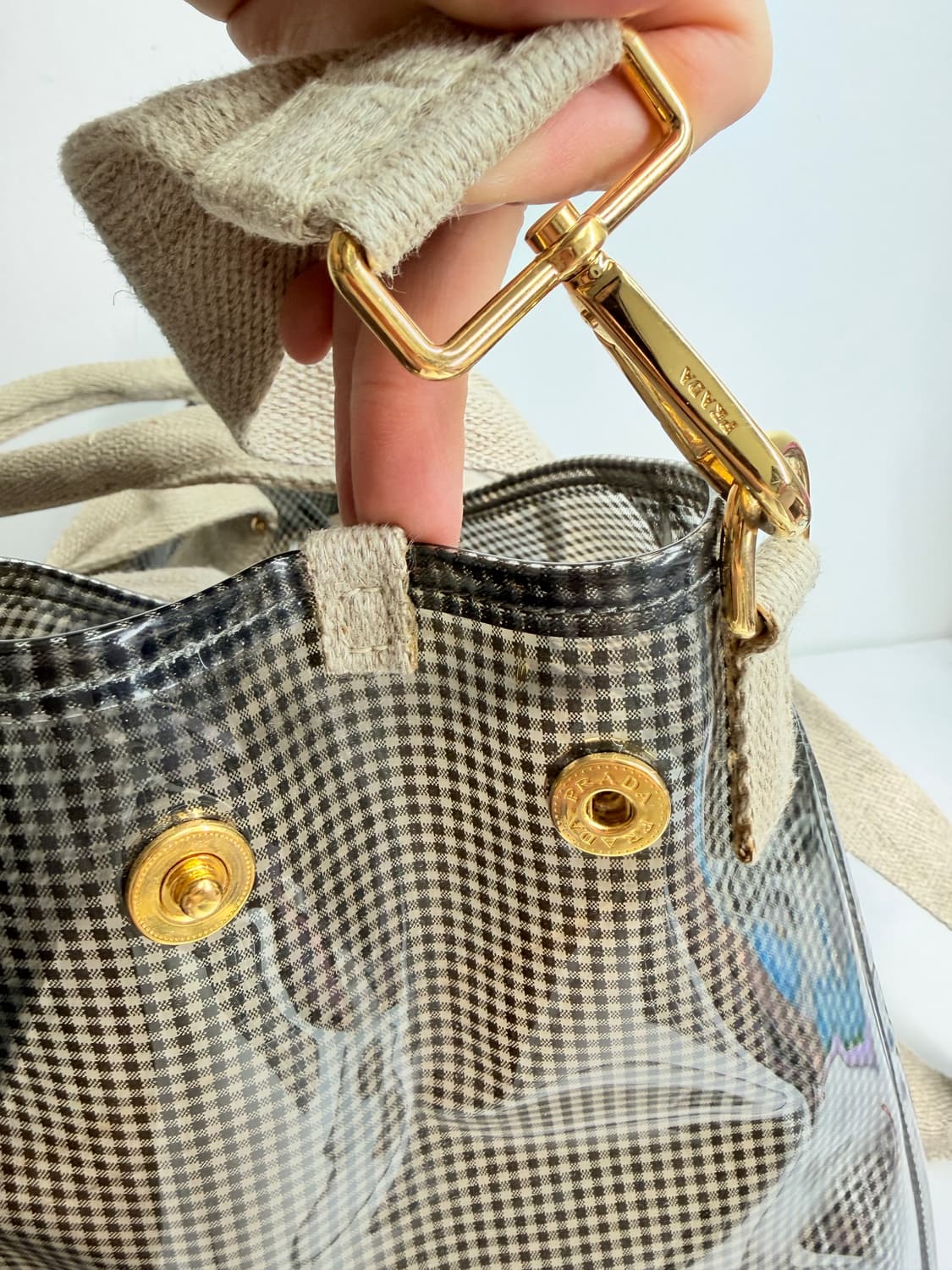 [정품] 프라다 물놀이 해변 토트백 상품이미지7