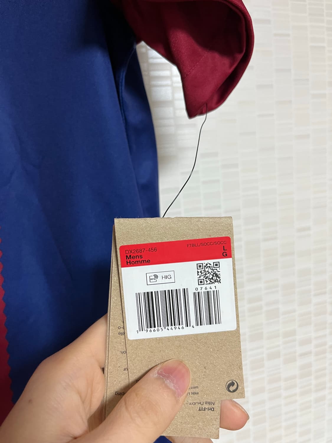 [L,XL] 바르셀로나 23-24 홈 유니폼 새상품 판매 상품이미지9