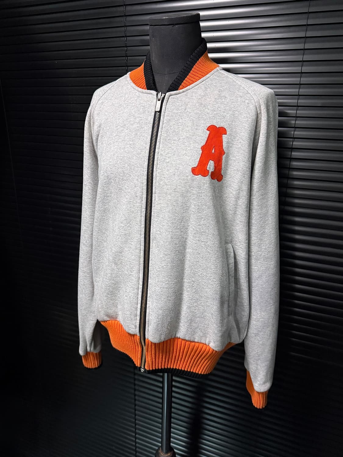 아디다스 정품 야구 잠바 점퍼 바시티 자켓 회색 그레이 져지 저지 트랙탑 상품이미지1