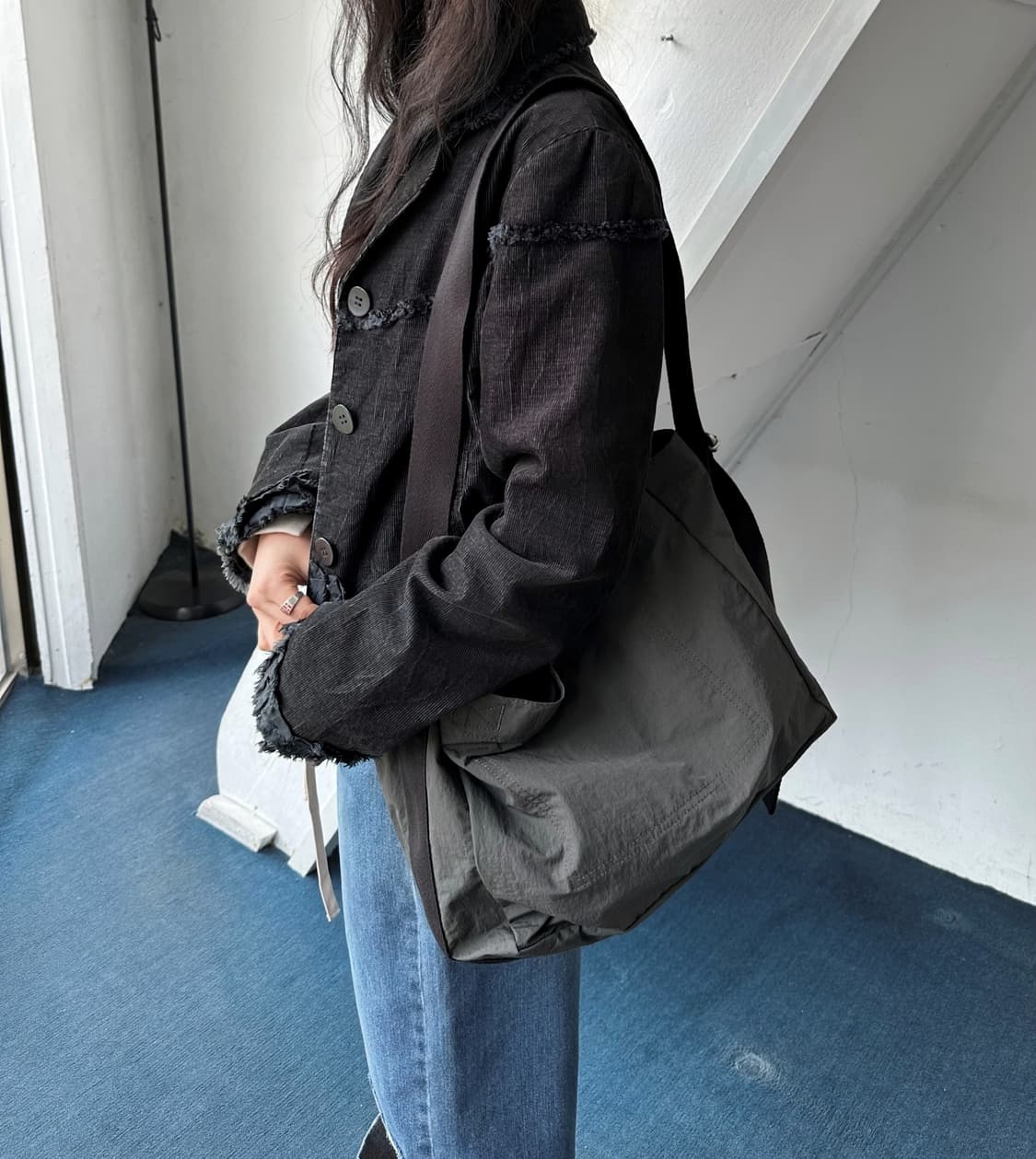 Narrow cord tape design single jacket 상품이미지9