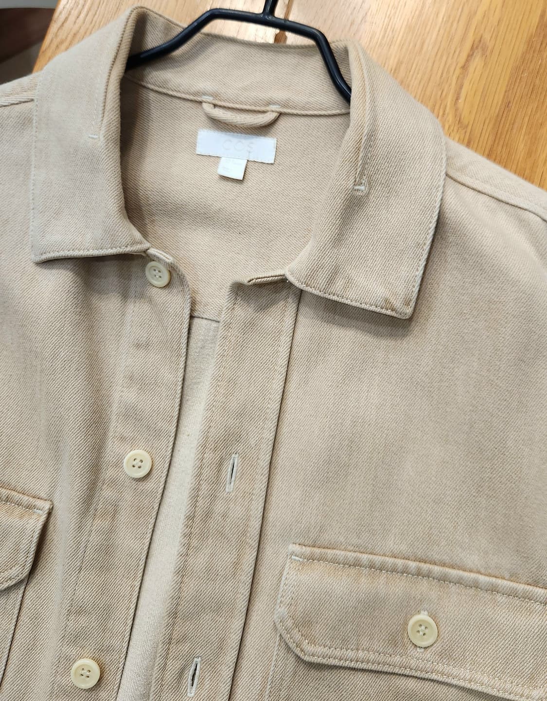 (새상품급)COS 코스 남성 베이지 셔츠 자켓 상품이미지6