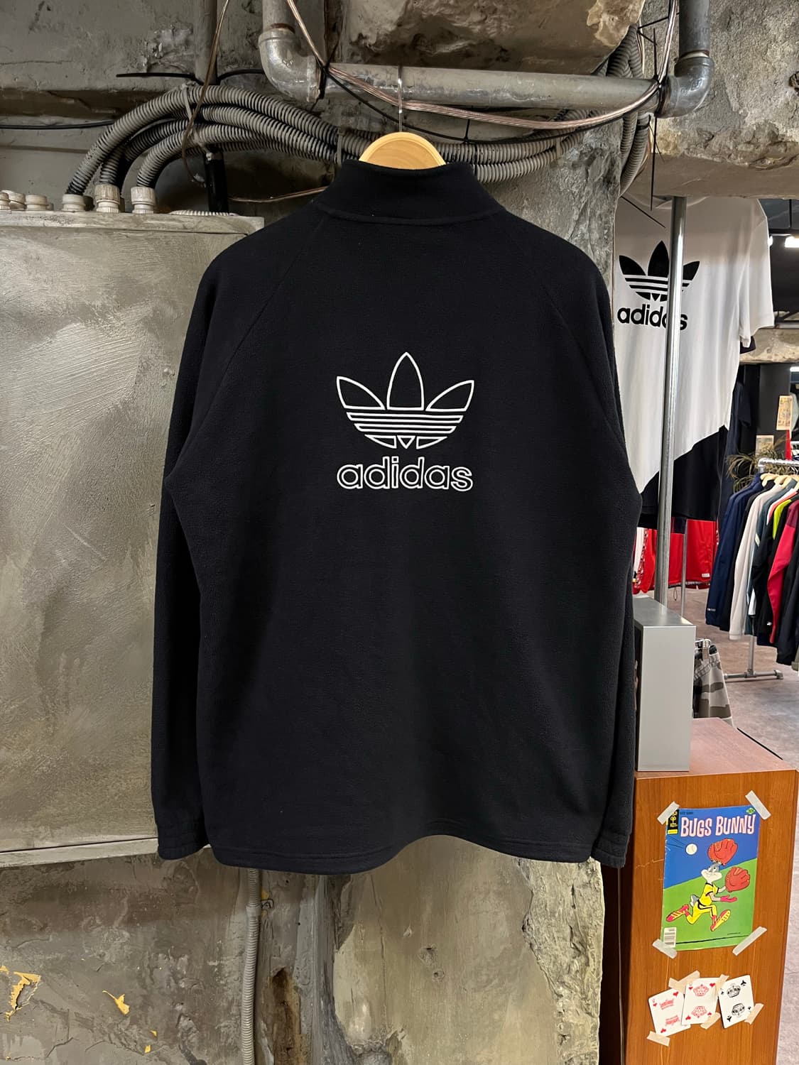 아디다스 플리스 자켓 블랙 XL #csz987 상품이미지2