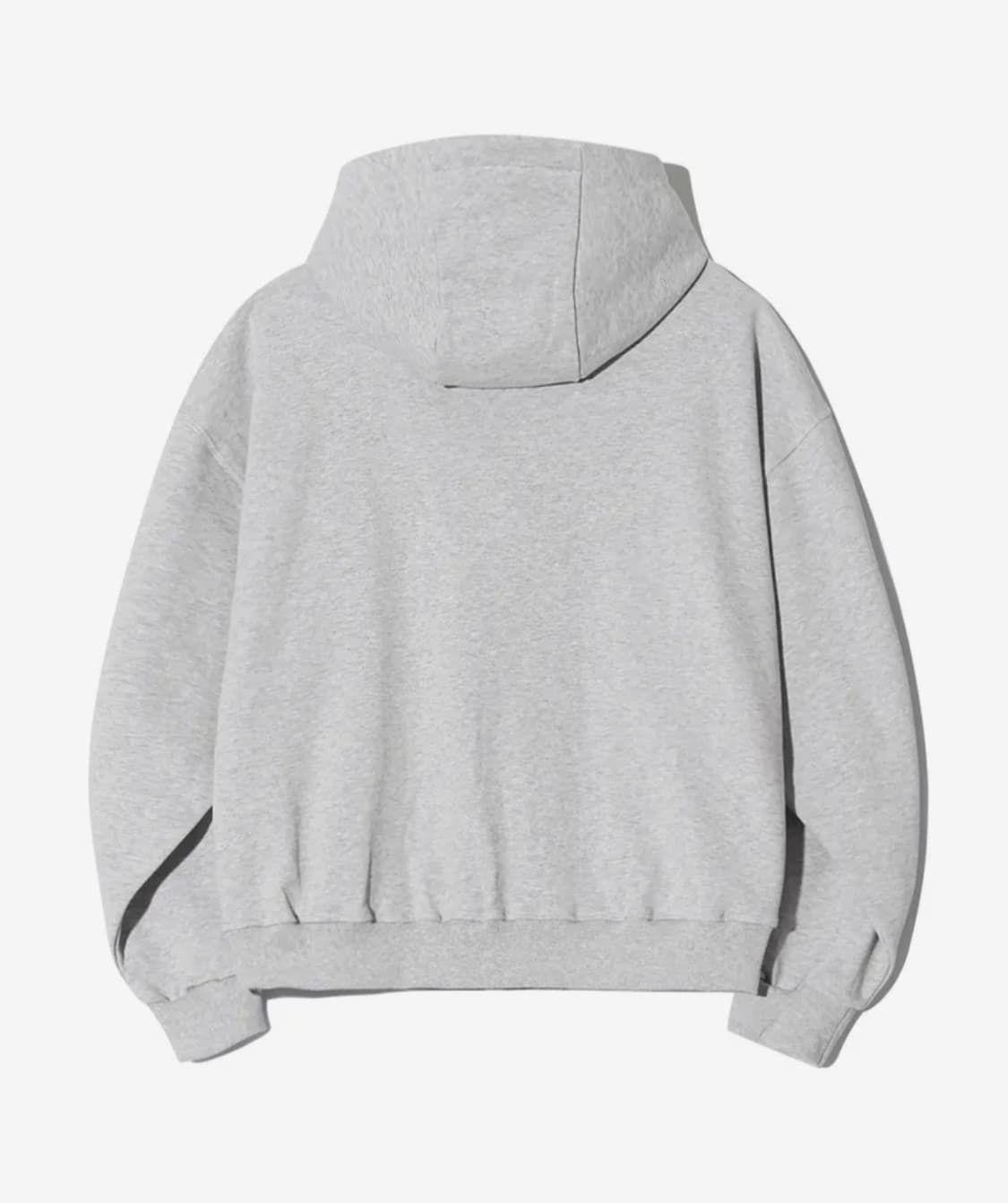 트릴리온 헤비코튼 버튼다운 스웨트 후드 자켓 GRAY (XL) 상품이미지2