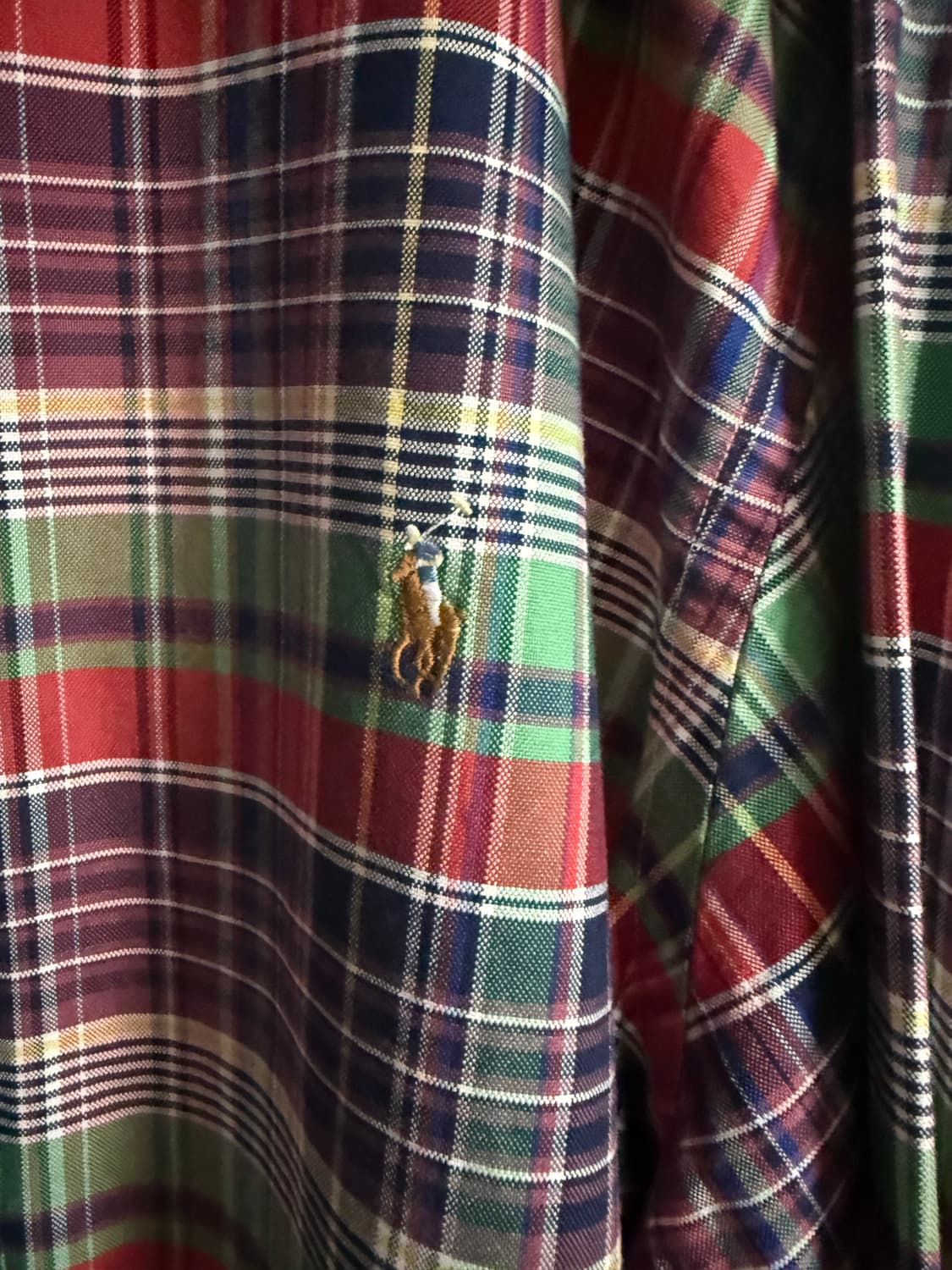 폴로 셔츠 멀티체크 xxl 상품이미지2