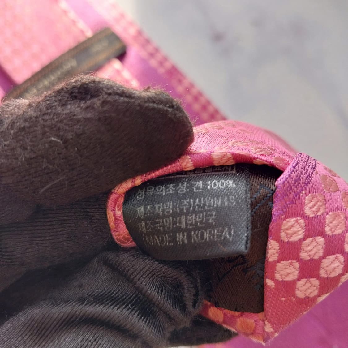 메트로시티 인디핑크 자카드 패턴 넥타이 8.6cm A+등급 K2004
 상품이미지10