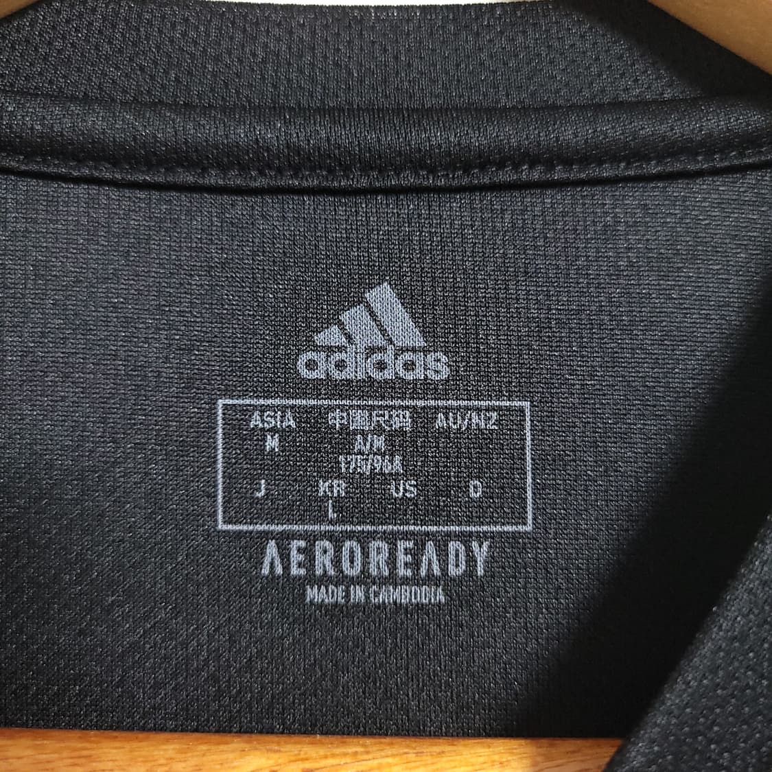 (L) ADIDAS 아디다스 삼선 긴팔 블랙 롱슬리브 상품이미지2