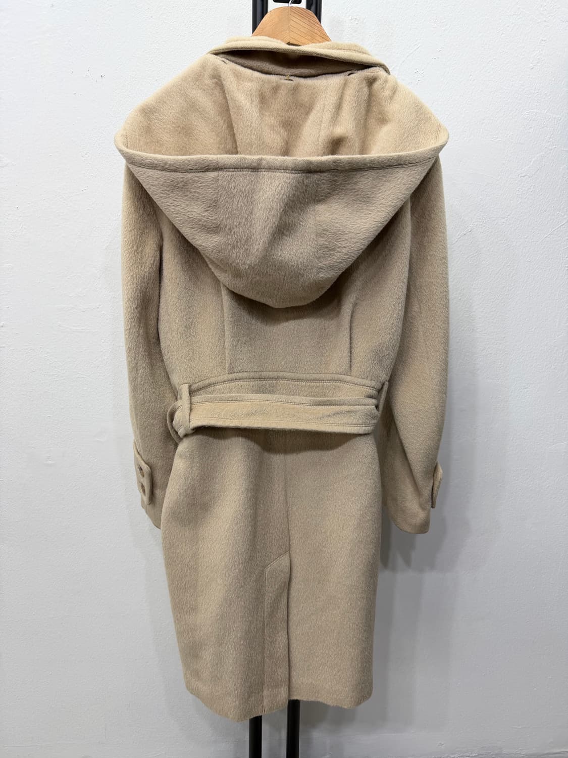 정품) TIME 타임 한섬 벨티드 코트 베이지 88 상품이미지5