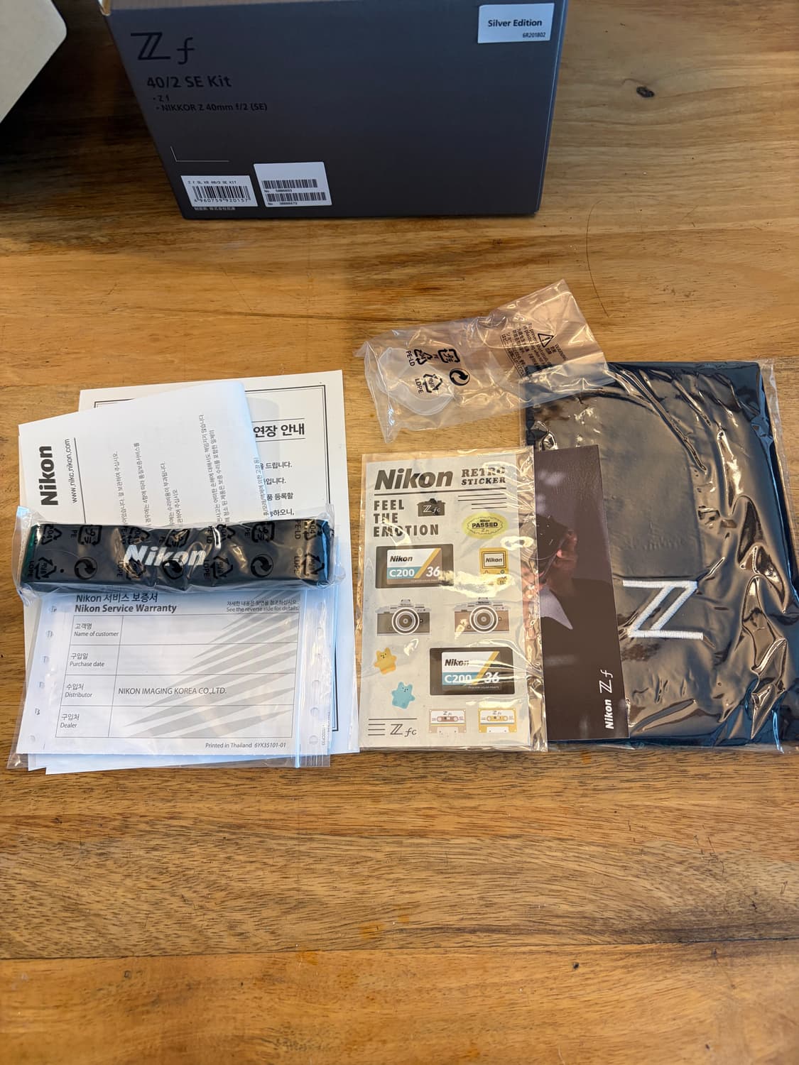 니콘 Zf 40mm 렌즈킷 풀박스 상품이미지8