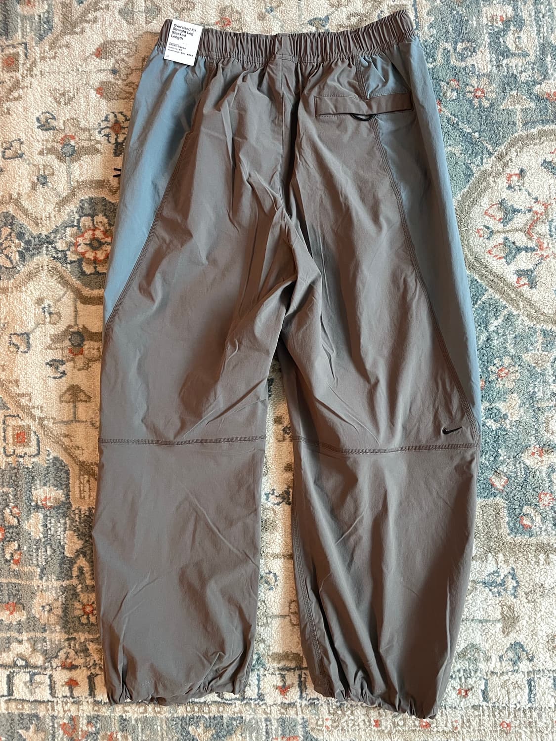 나이키 테크 드라이핏 우븐 컬러 블록 오버사이즈 팬츠 (새제품. L) 상품이미지6