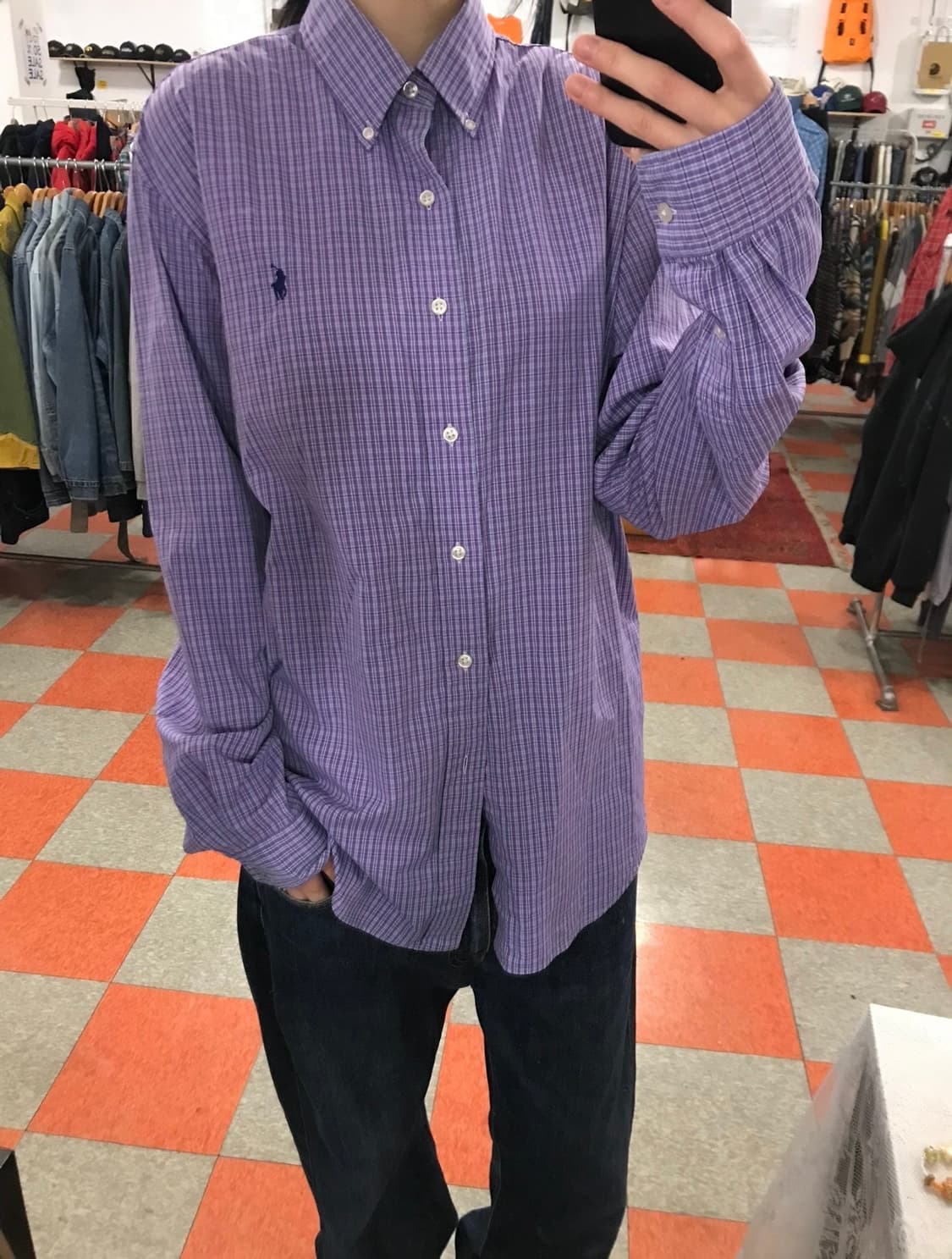 폴로 체크셔츠 상품이미지1