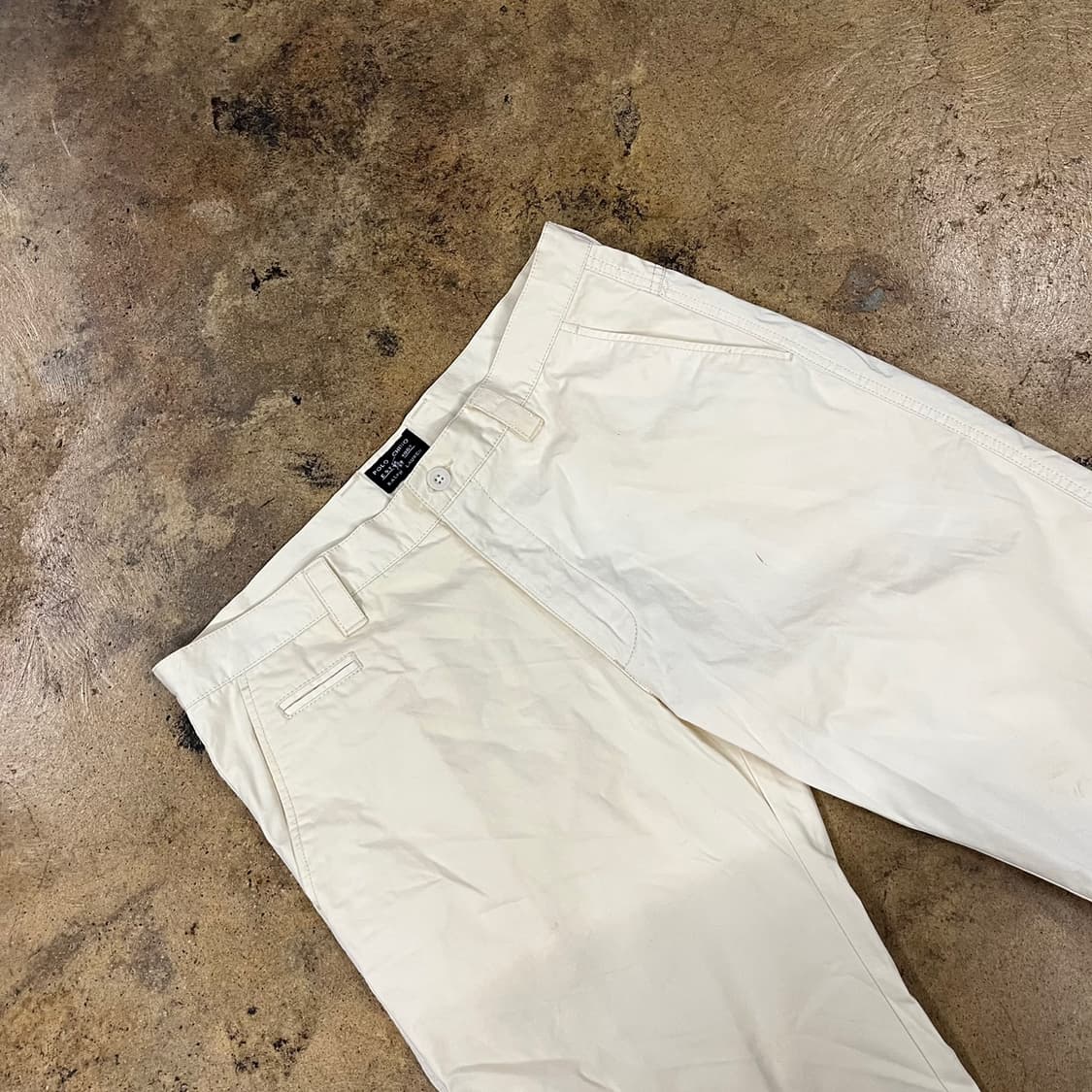[정품/36] 폴로 랄프로렌 아이보리 면바지 b17 상품이미지1