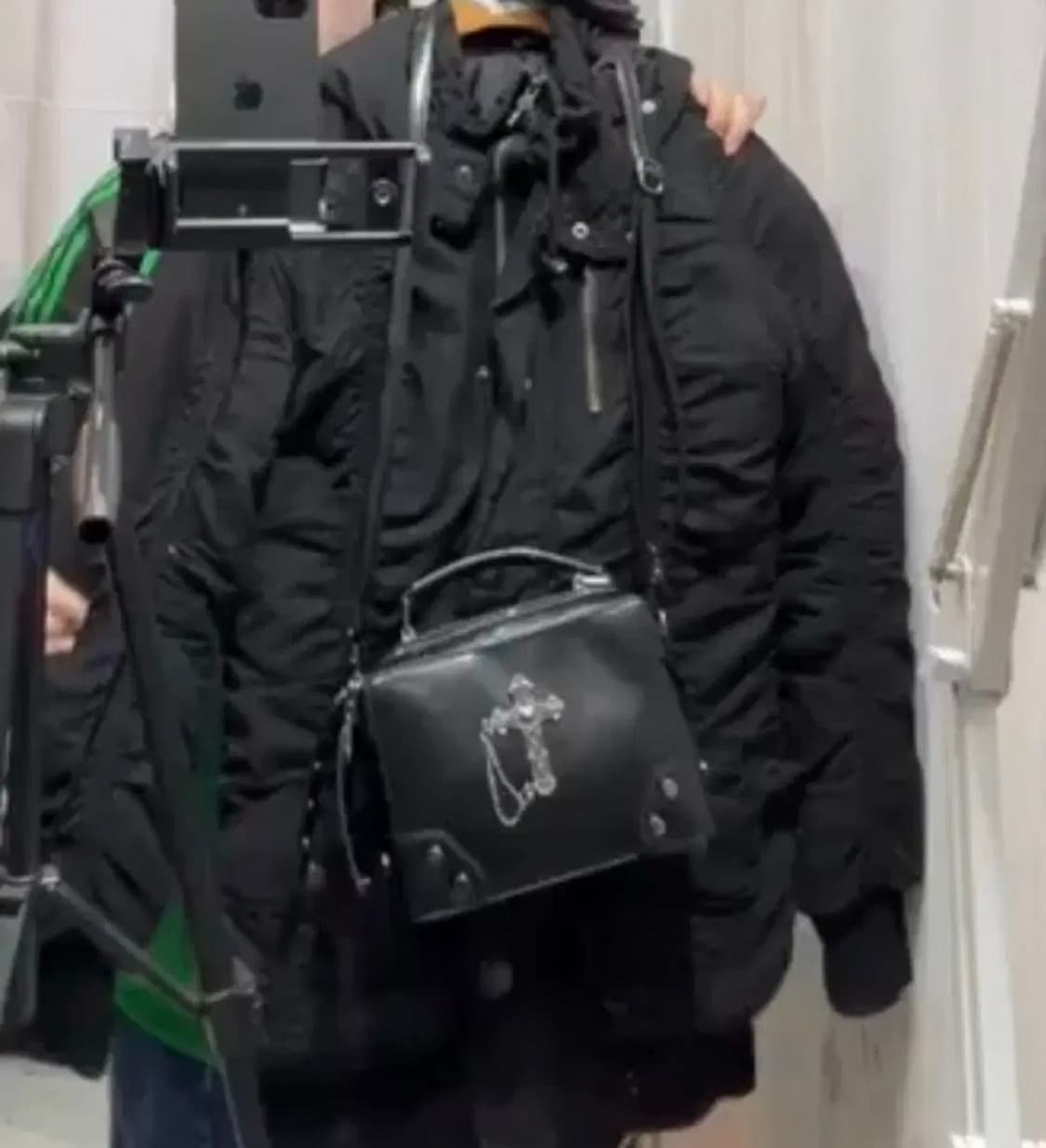 일본 빈티지 대장 올블랙 코디셋 코디 세트 걸코 걸스 갸루 펑크 긱시크 상품이미지2