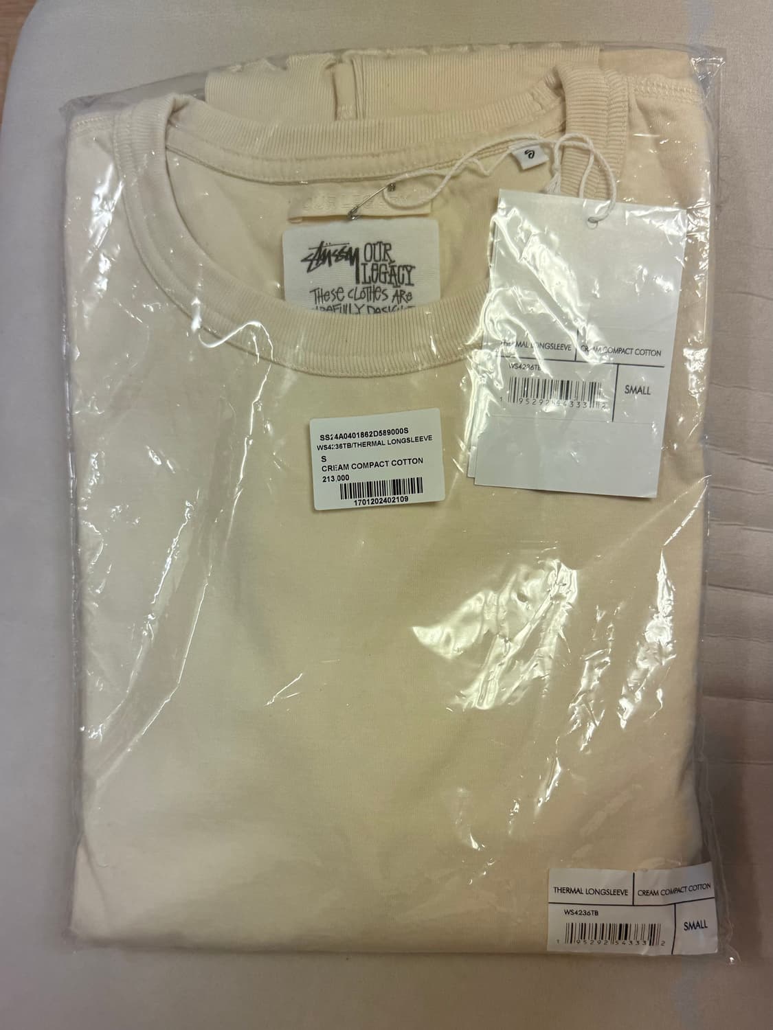 OUR LEGACY X STUSSY THERMAL LONGSLEEVE 상품이미지1