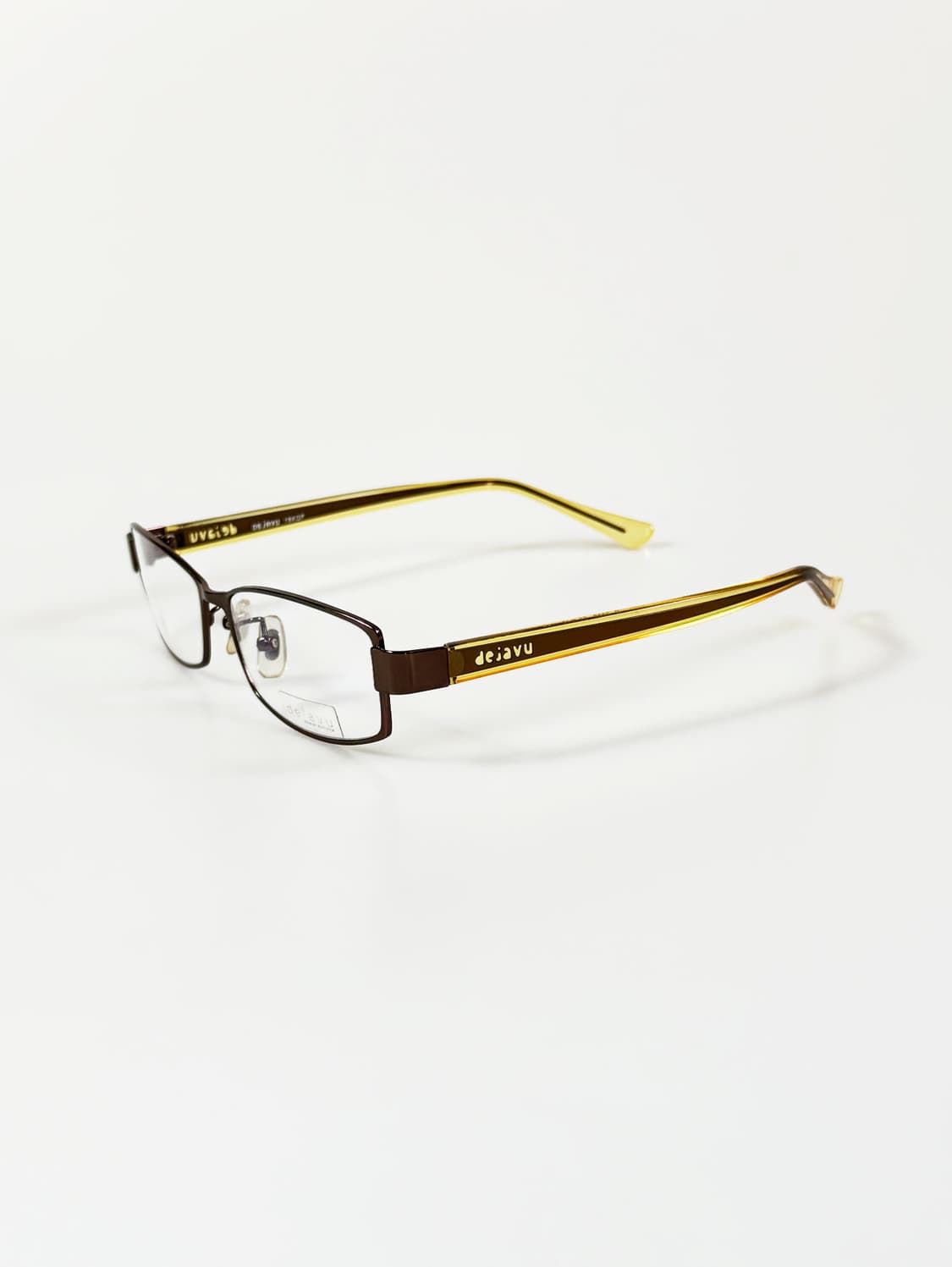 DEJAVU 슬림 스퀘어 메탈 프레임 빈티지 안경 상품이미지3