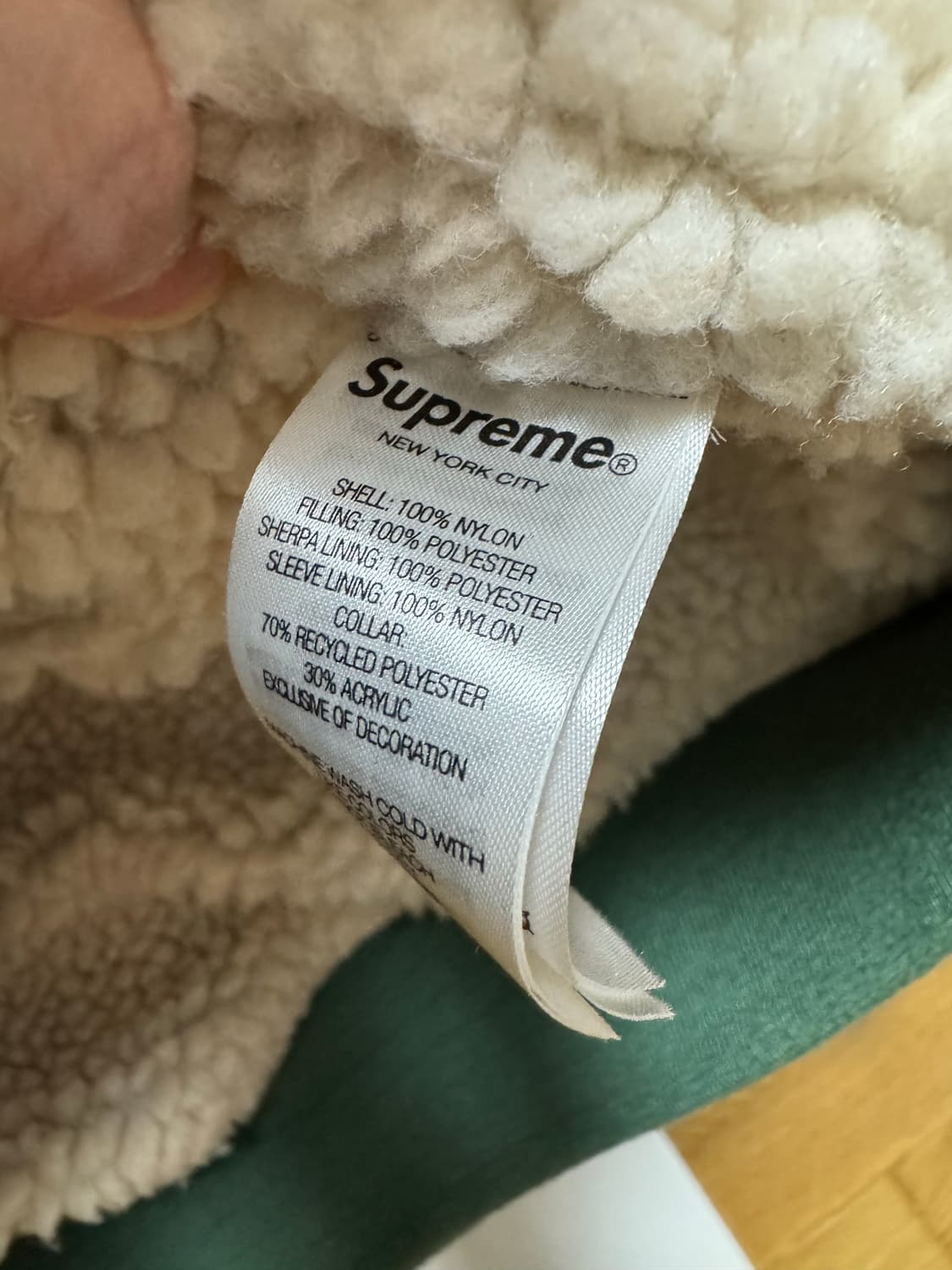 슈프림 x 디키즈 퍼칼라 봄버자켓 판매중! 상품이미지7