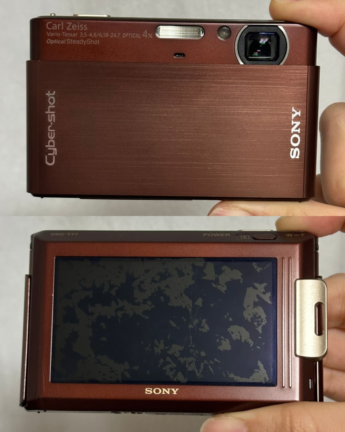 작례⭕️ 소니 사이버샷 dsc-t77 / CCD 감성 디카 / 칼자이스 상품이미지4