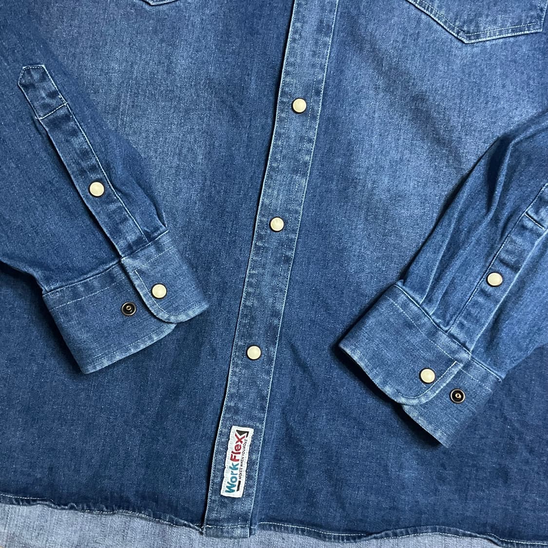 빈티지 웨스턴 데님 셔츠 XL 상품이미지5