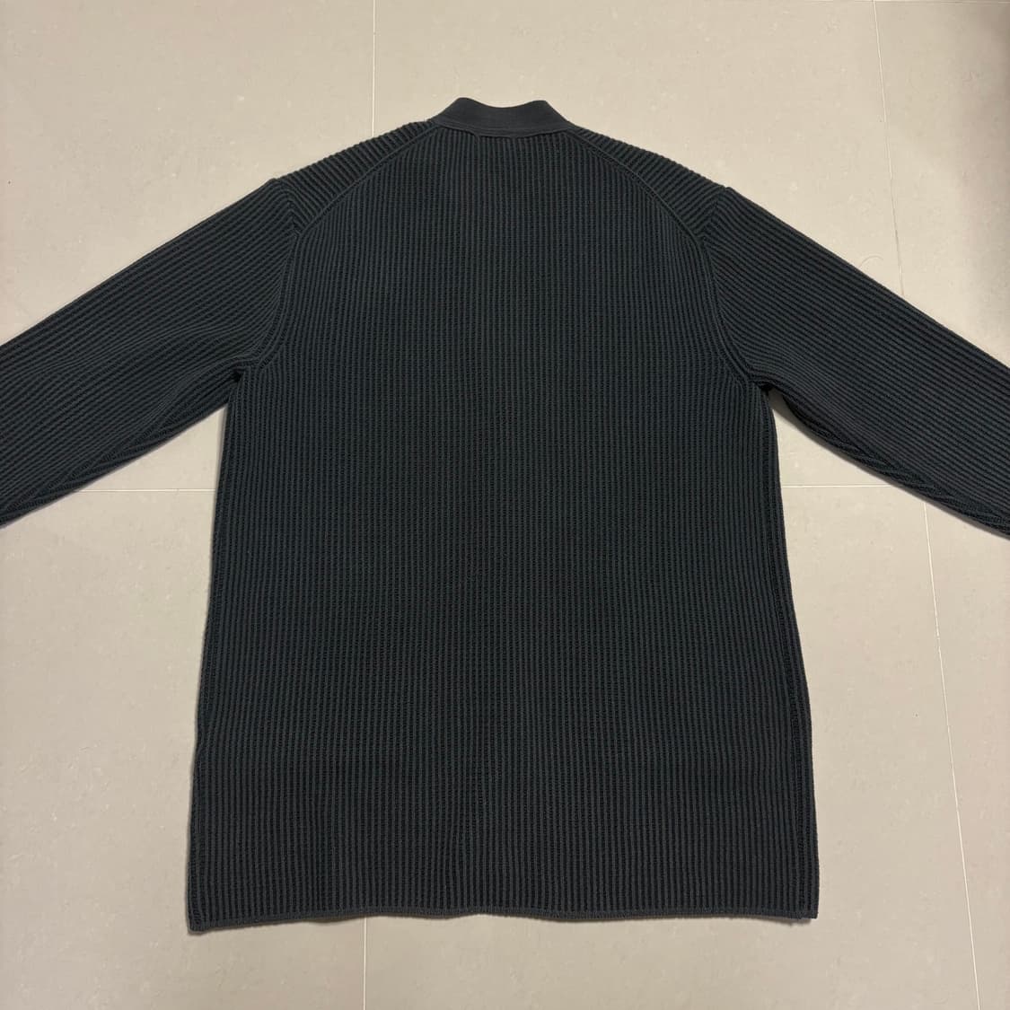 정품 커스텀멜로우 남성 울 블렌드 헤비 니트 가디건 상품이미지4