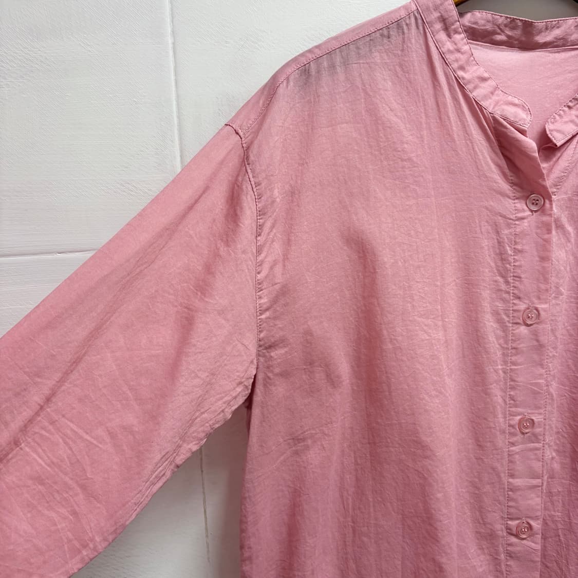 CERVIN 핑크 코튼 쉬미즈 페어리 블라우스 JPN 상품이미지3