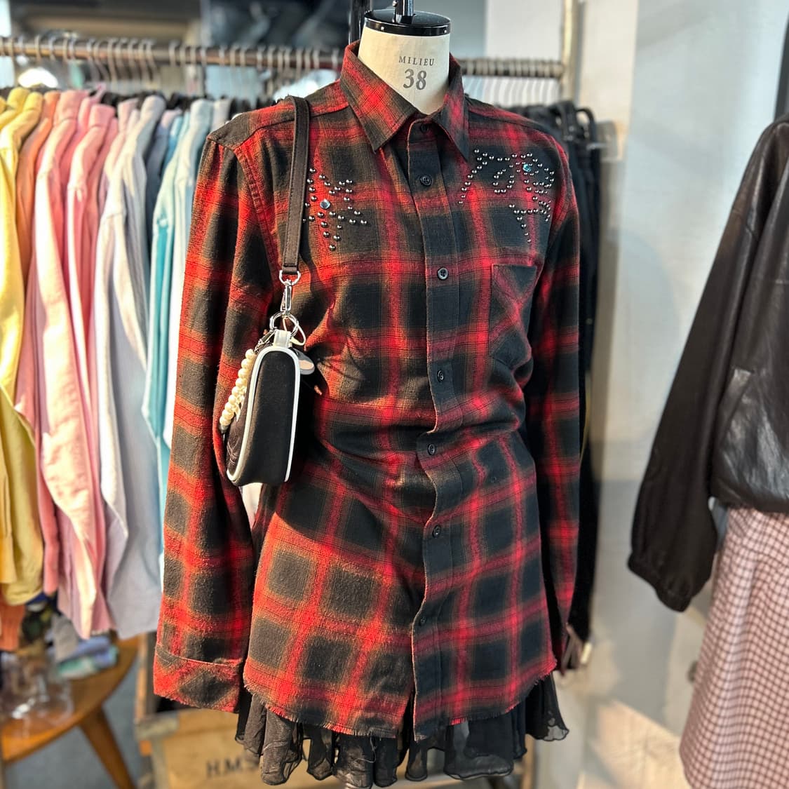 Diesel Cubic Red Check Shirts 상품이미지1