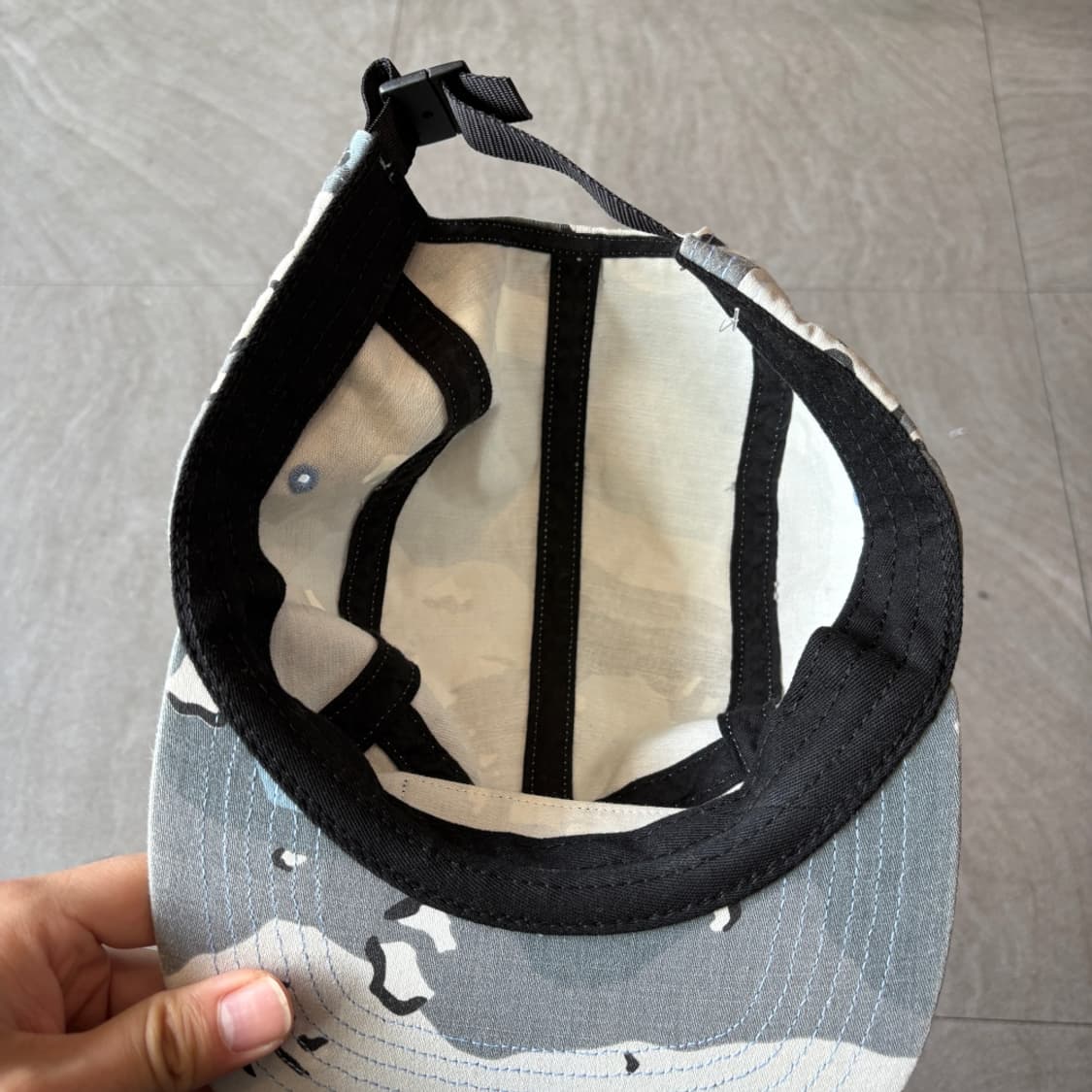 20Ss 슈프림 밀리터리 캠프 캡 블루 초코칩 카모 상품이미지4