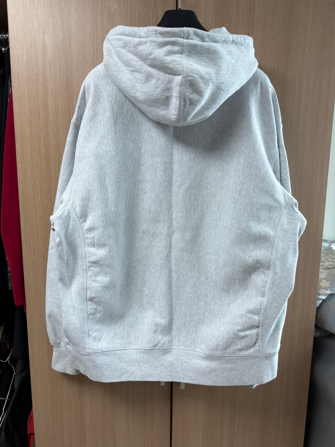 슈프림 스몰로고 후드 헤더그레이 상품이미지3