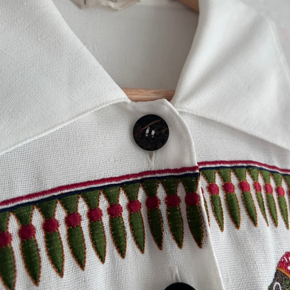 Vintage Elephant White Shirts 상품이미지3