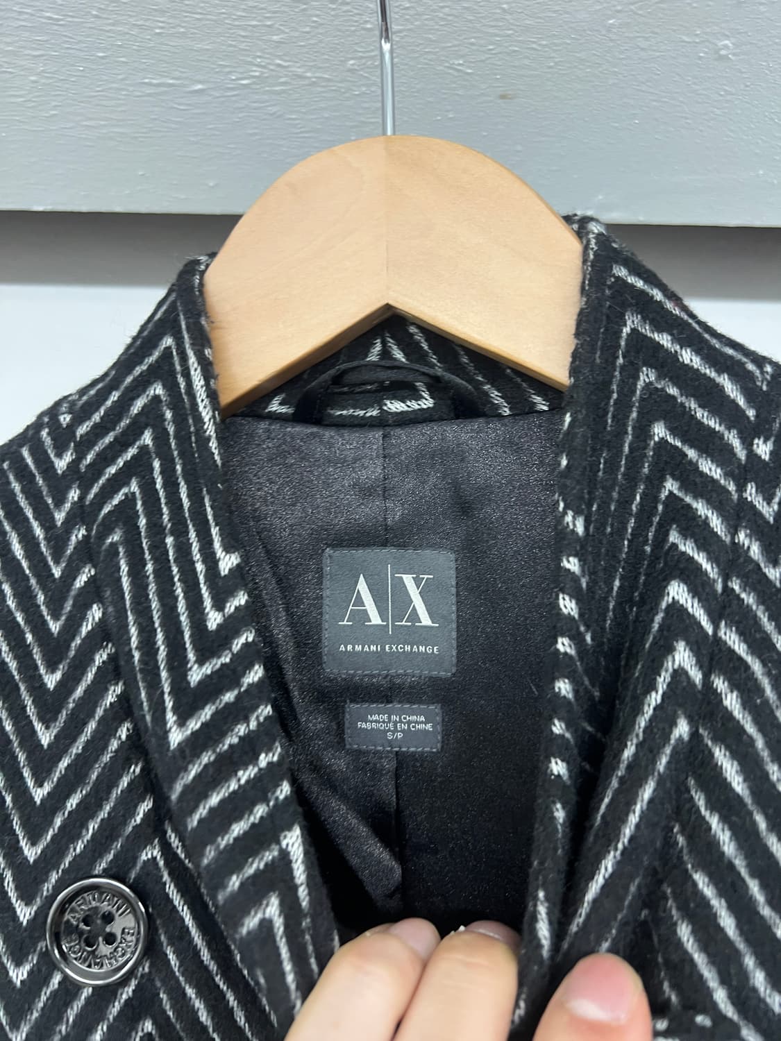 알마니 익스체인지 테일러링 코트 상품이미지2