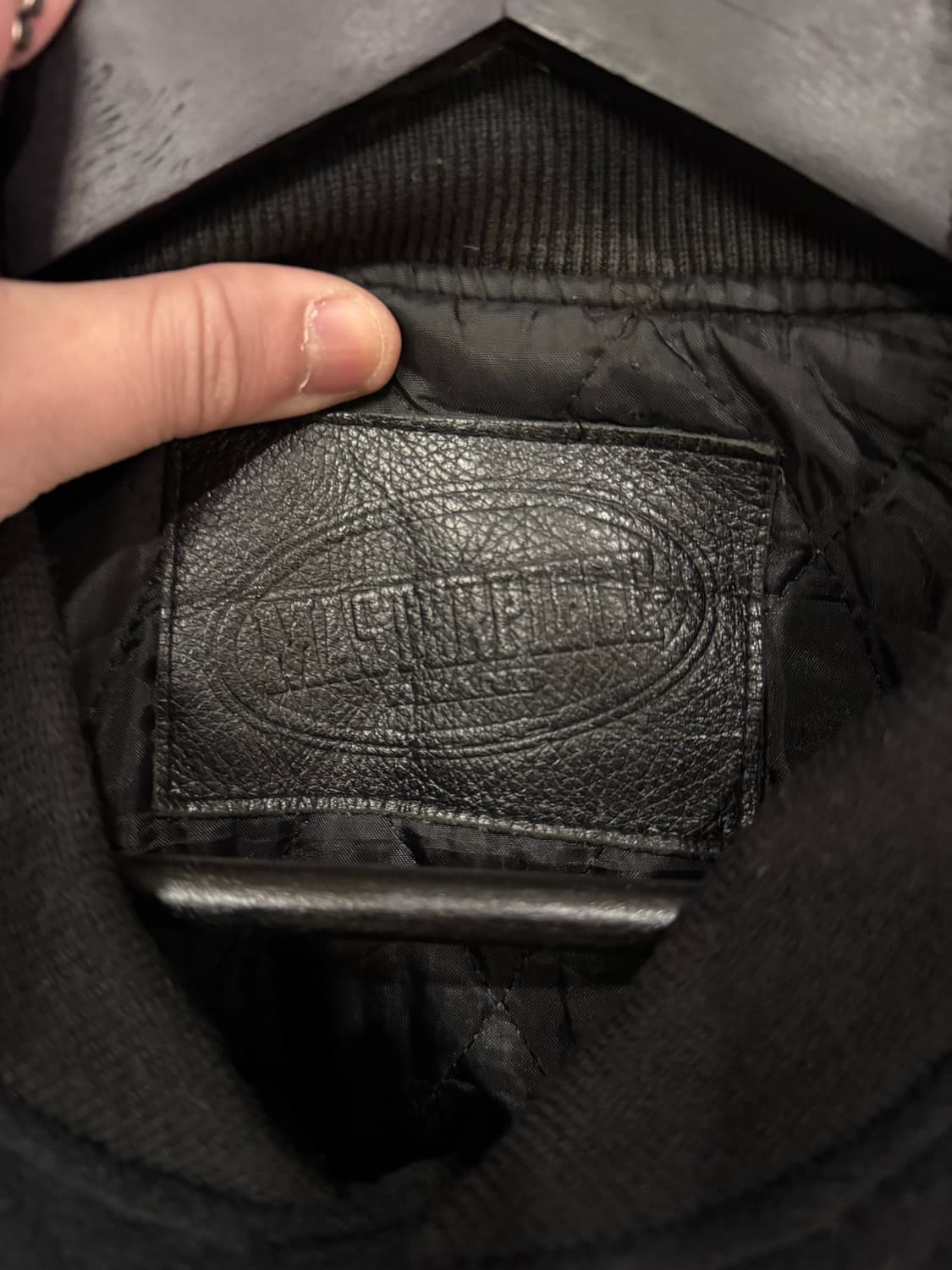 마스터피스 레더암 울 바시티 자켓  상품이미지4