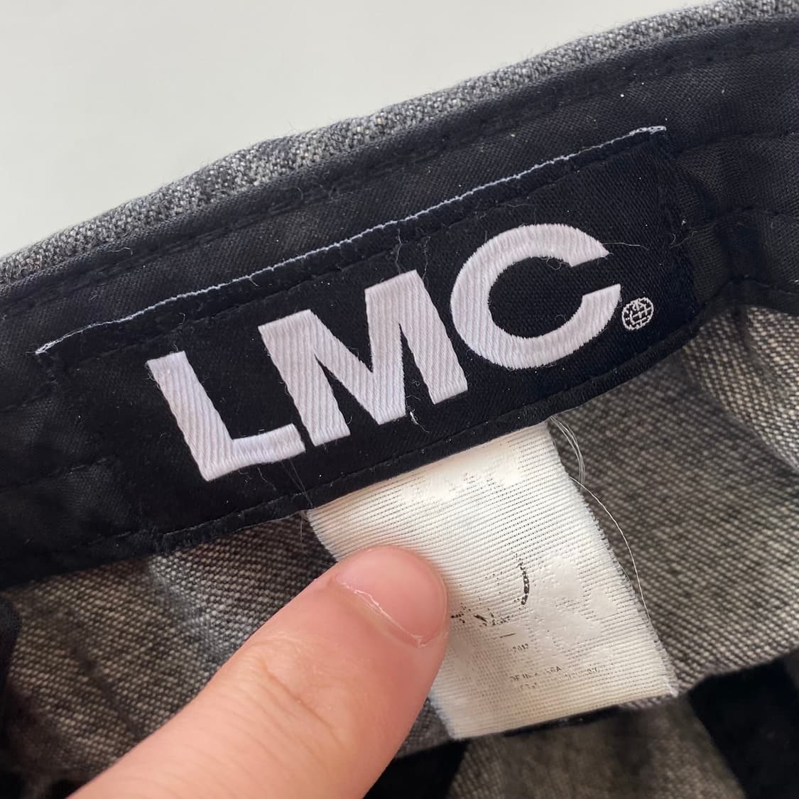 LMC 고스트 워싱 6패널 캡 - 블랙/차콜 상품이미지4