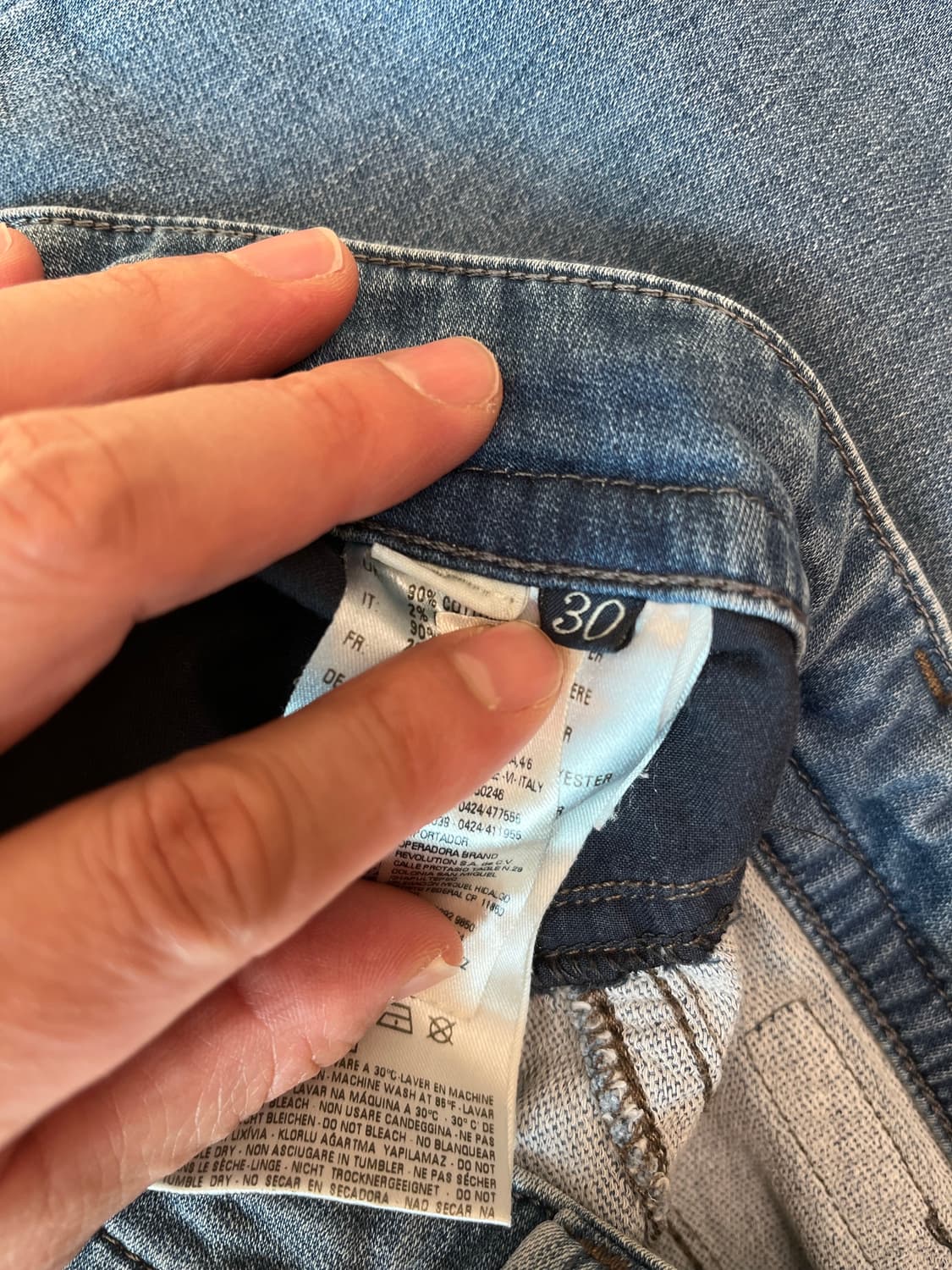 디젤 THAVAR 슬림핏 청바지 W30 정품 상품이미지10