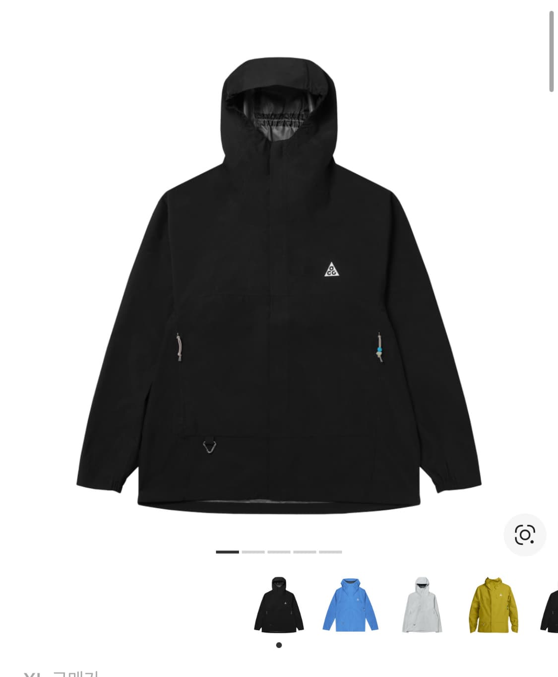 나이키 ACG 스톰핏 ADV 케스케이드 레인 풀 집 자켓 블랙 상품이미지1