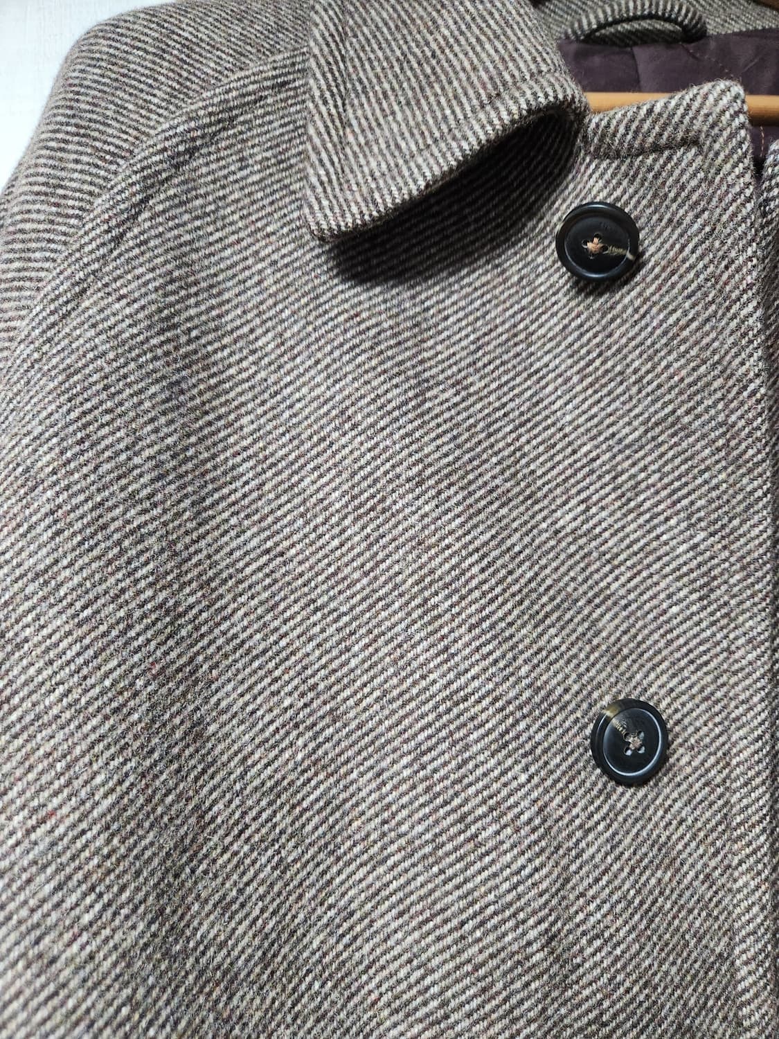 시리즈 헤링본 발마칸코트 브라운 95사이즈 상품이미지3