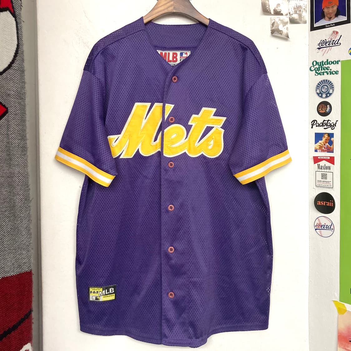 90‘s MLB 뉴욕 메츠 베이스볼 저지 상품이미지1