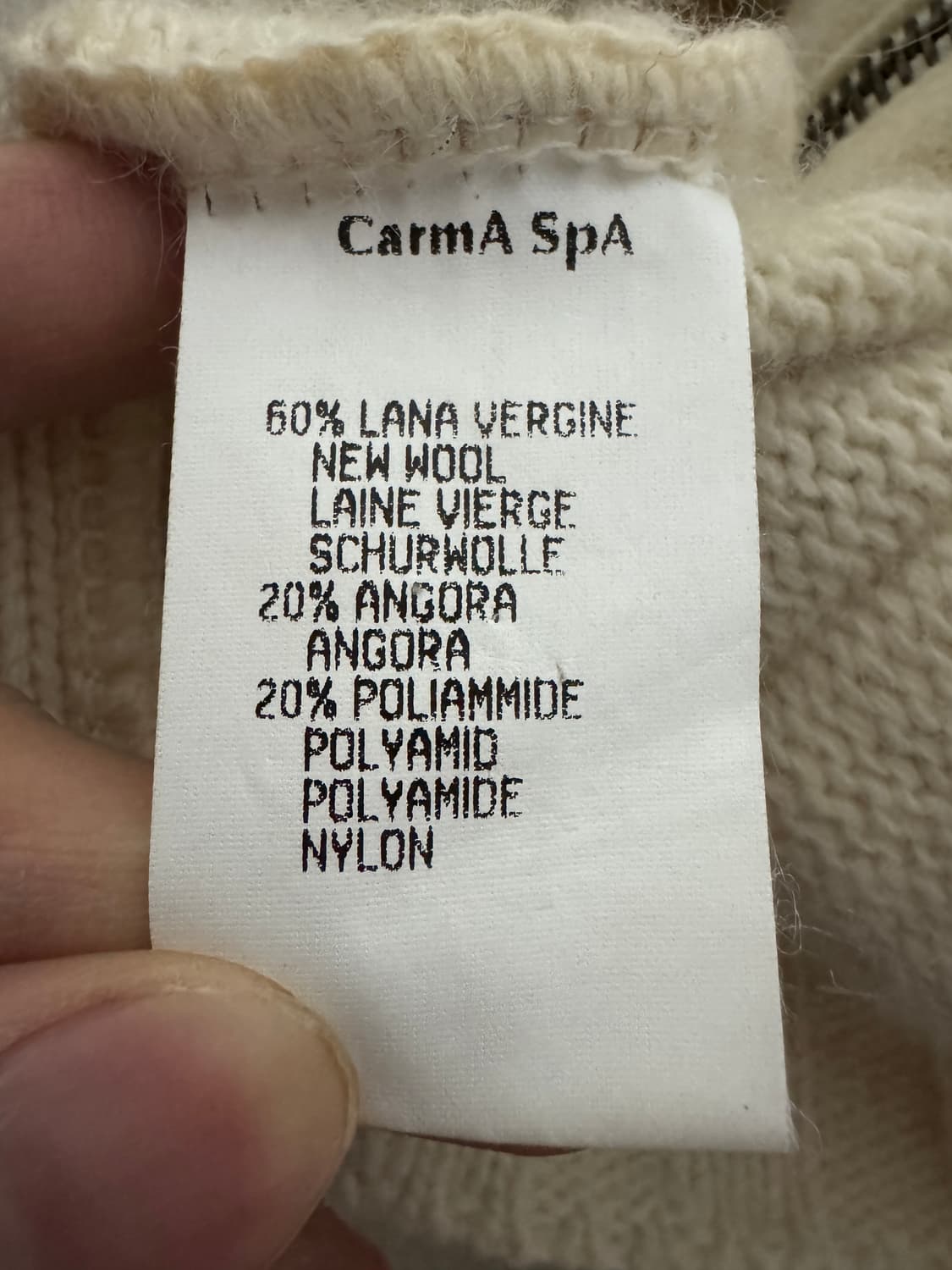 정품!! 여성 까스텔바작 핸드메이드 스누피 니트 가디건 상품이미지4