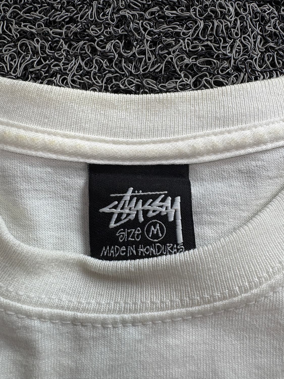 스투시 다이스 아웃 박시핏 반팔티 화이트 3595 상품이미지3