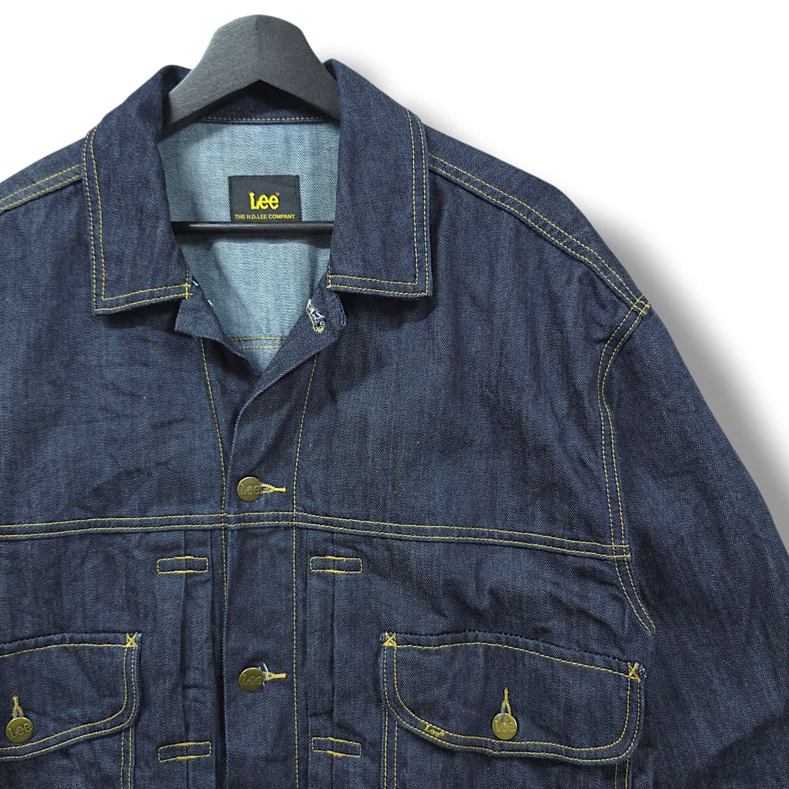 [L] 리(Lee) 인디고 데님 코듀라 트러커 자켓 상품이미지3